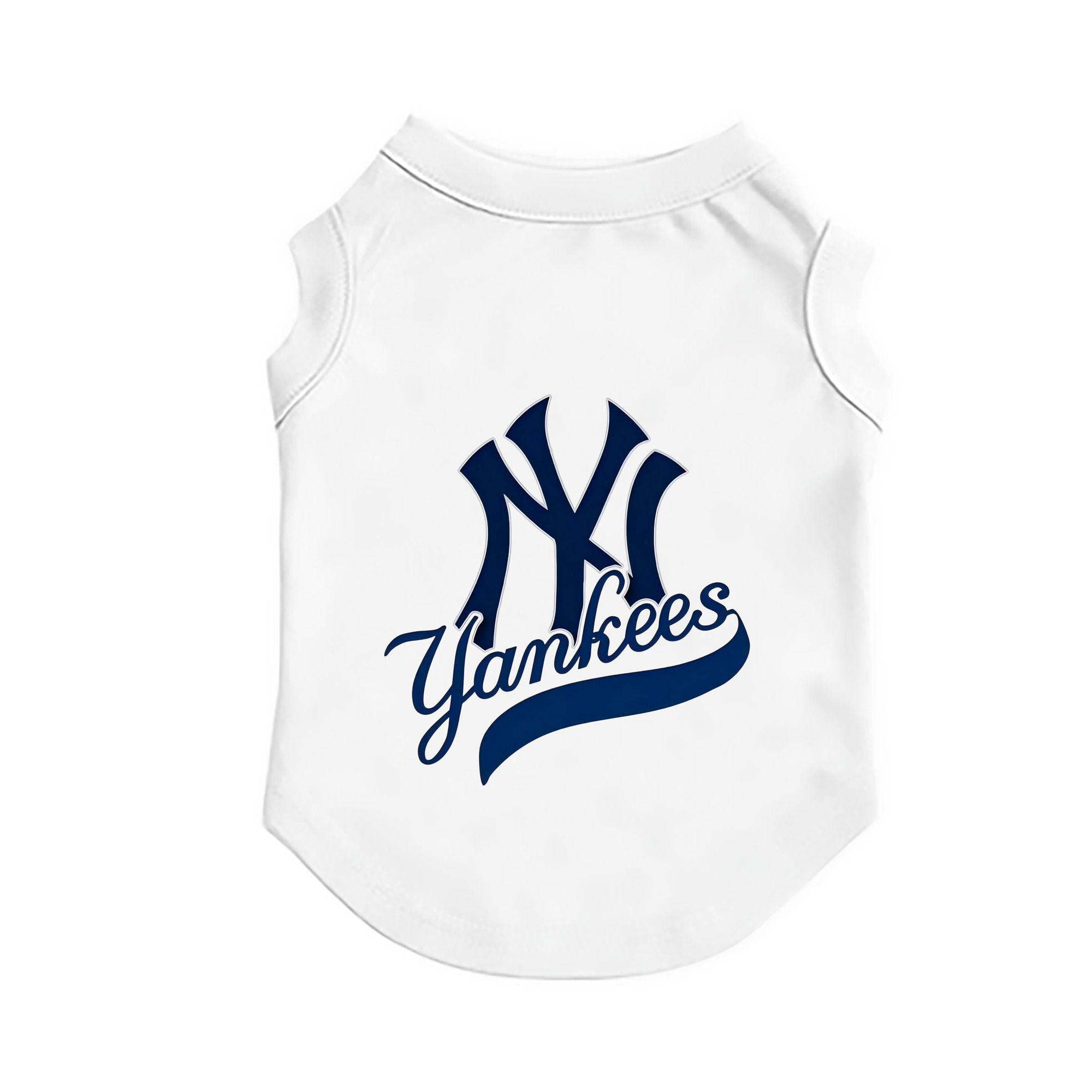 New York Yankees Logo Pet Vest – Durable Polyester With Heat Transfer Print – Comfortable And Stylish