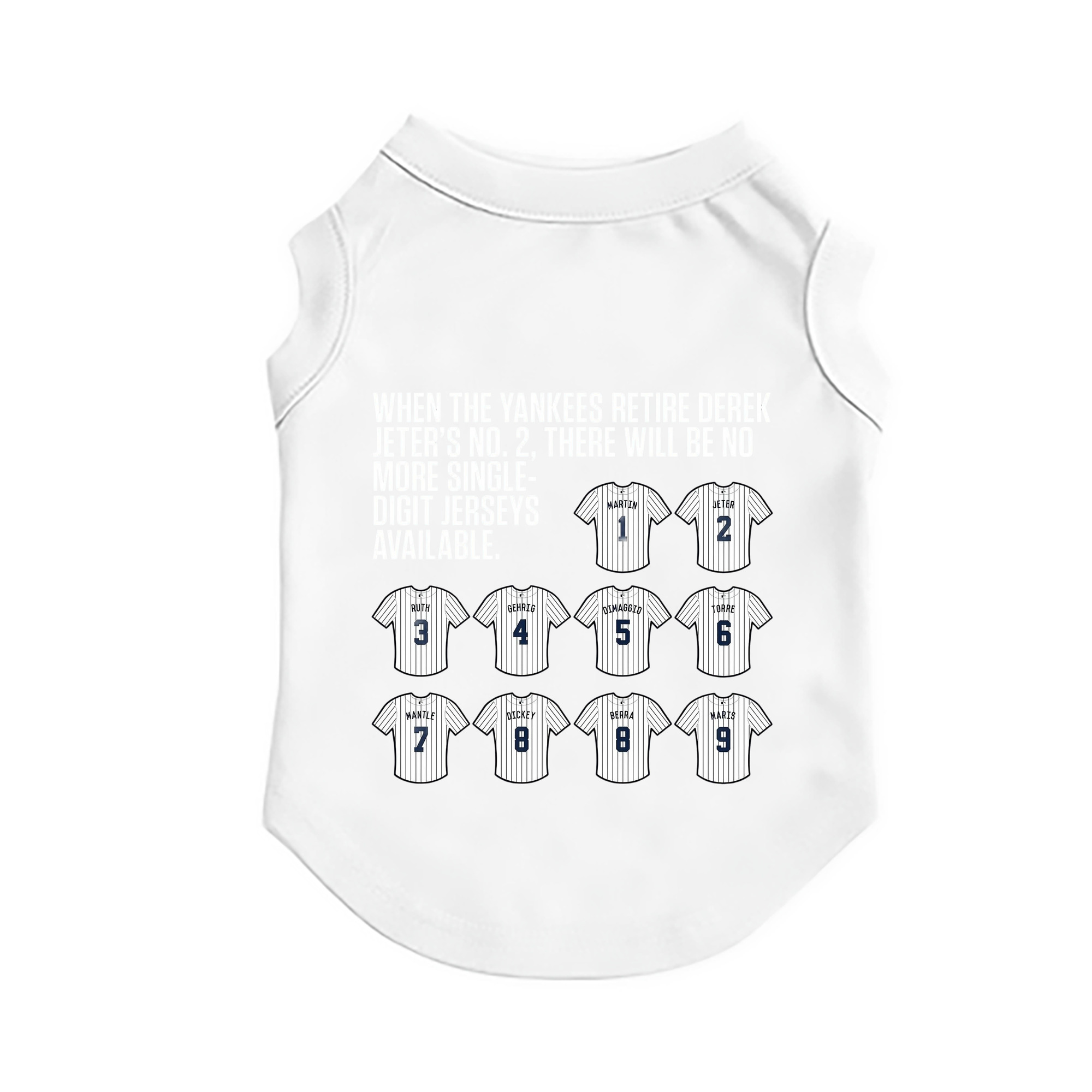 New York Yankees 61 Pet Vest – Durable Polyester With Heat Transfer Print – Comfortable And Stylish