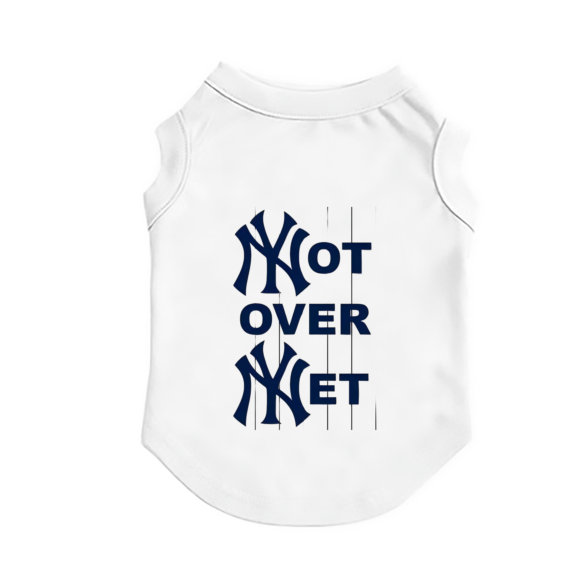 New York Yankees Not over Net Pet Vest – Durable Polyester With Heat Transfer Print – Comfortable And Stylish