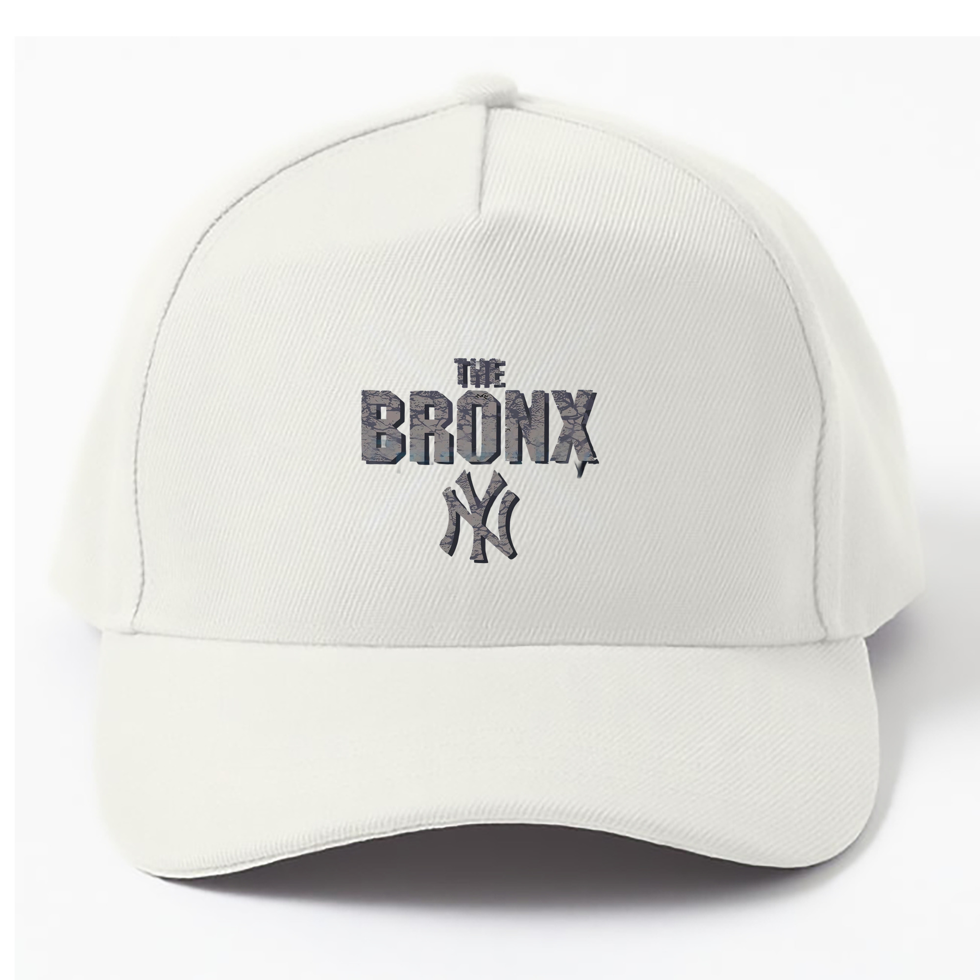 New York Yankees The Bronx 100% Cotton Baseball Cap – Heat Transfer Print – Comfortable, Durable, Perfect For Sports & Everyday Wear