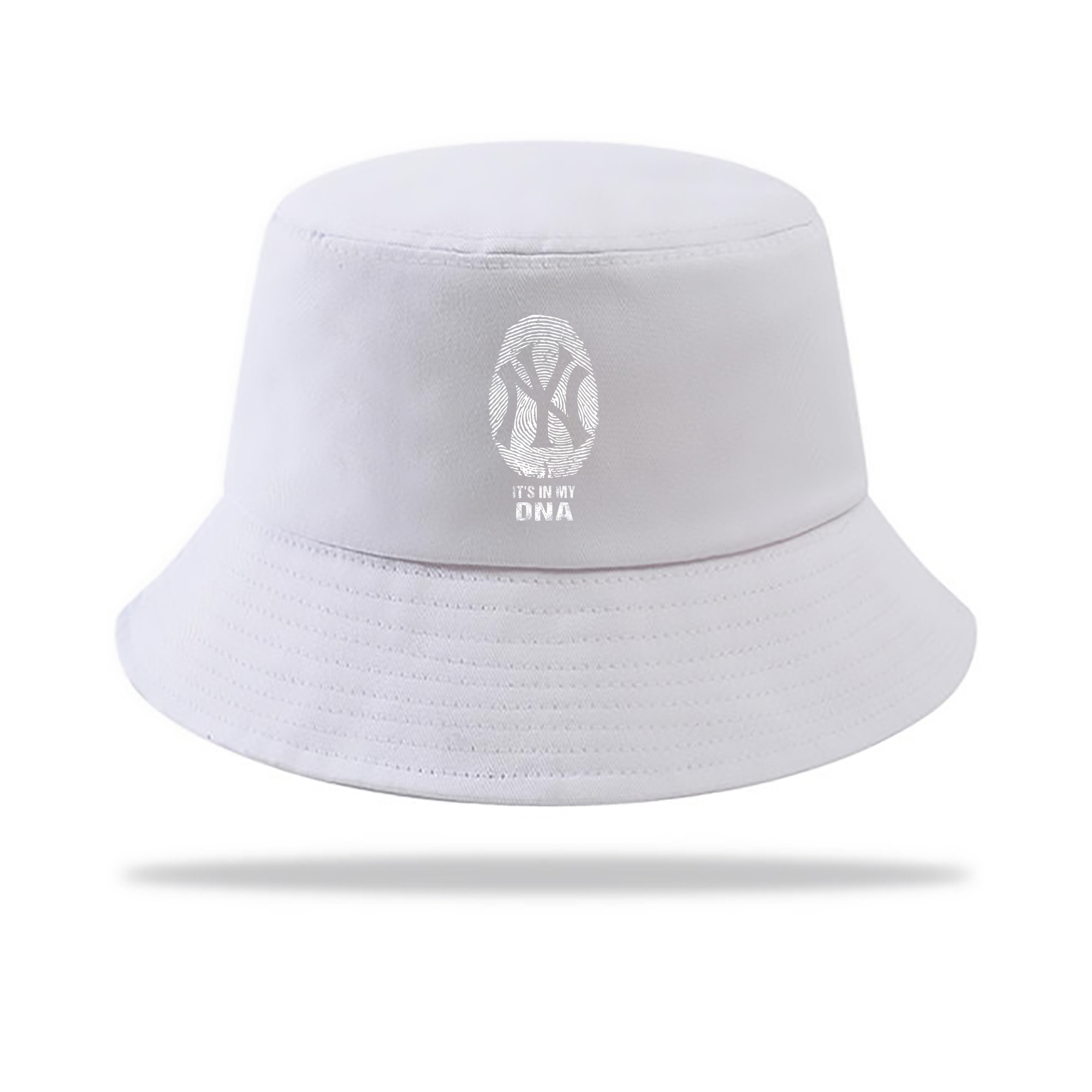 New York Yankees It's In My DNA Outdoor Sun Protection Bucket Hat – Lightweight Breathable Knit & Woven Fabric – Ergonomic Wide Brim, Sweat-Absorbent, Stylish & Comfortable For Sports And Everyday Wear