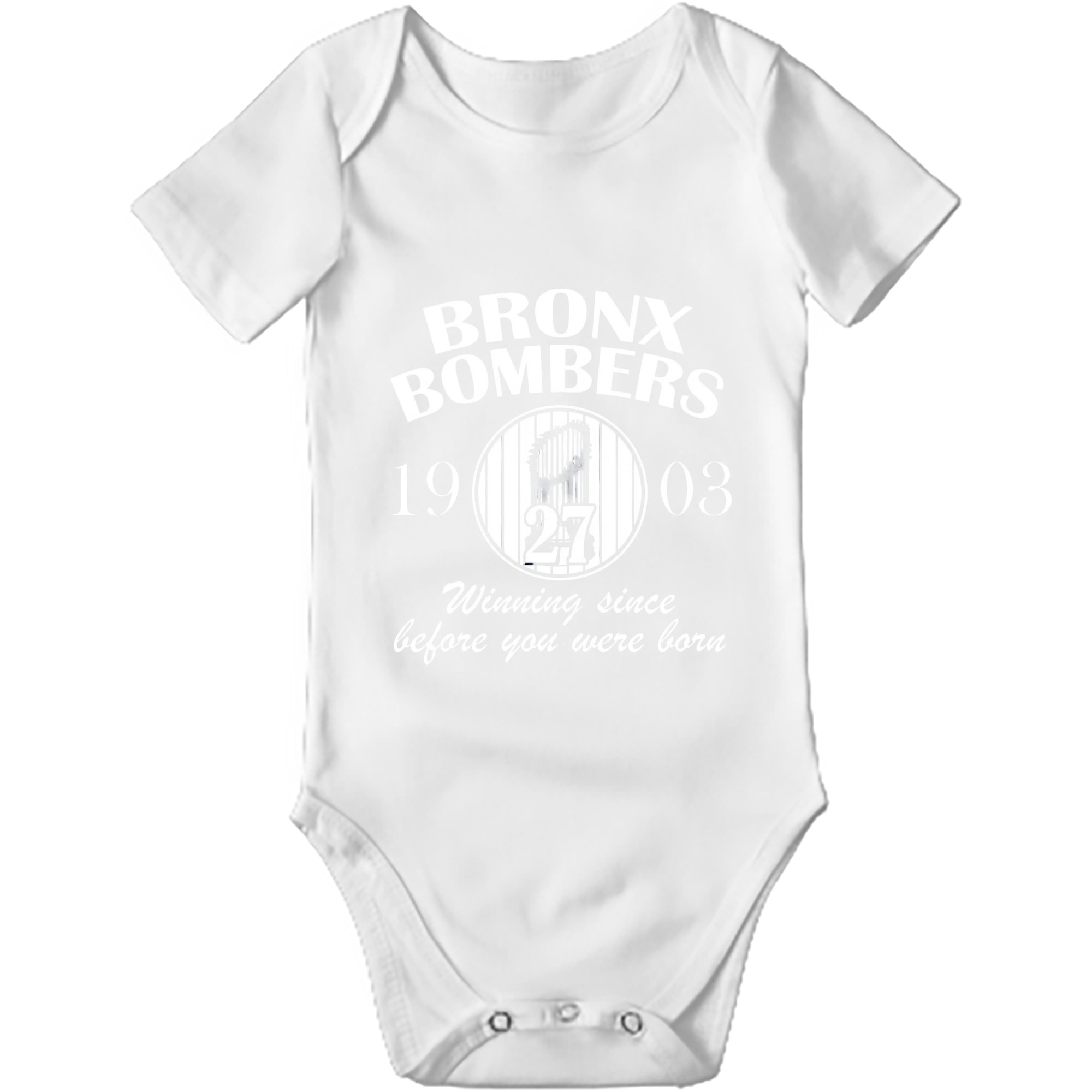New York Yankees 33 Baby Short Sleeve Romper – 100% Cotton Soft & Breathable Digital Print Onesie With Easy Snap Closure And Envelope Shoulder – Comfortable For Daily Wear & Travel