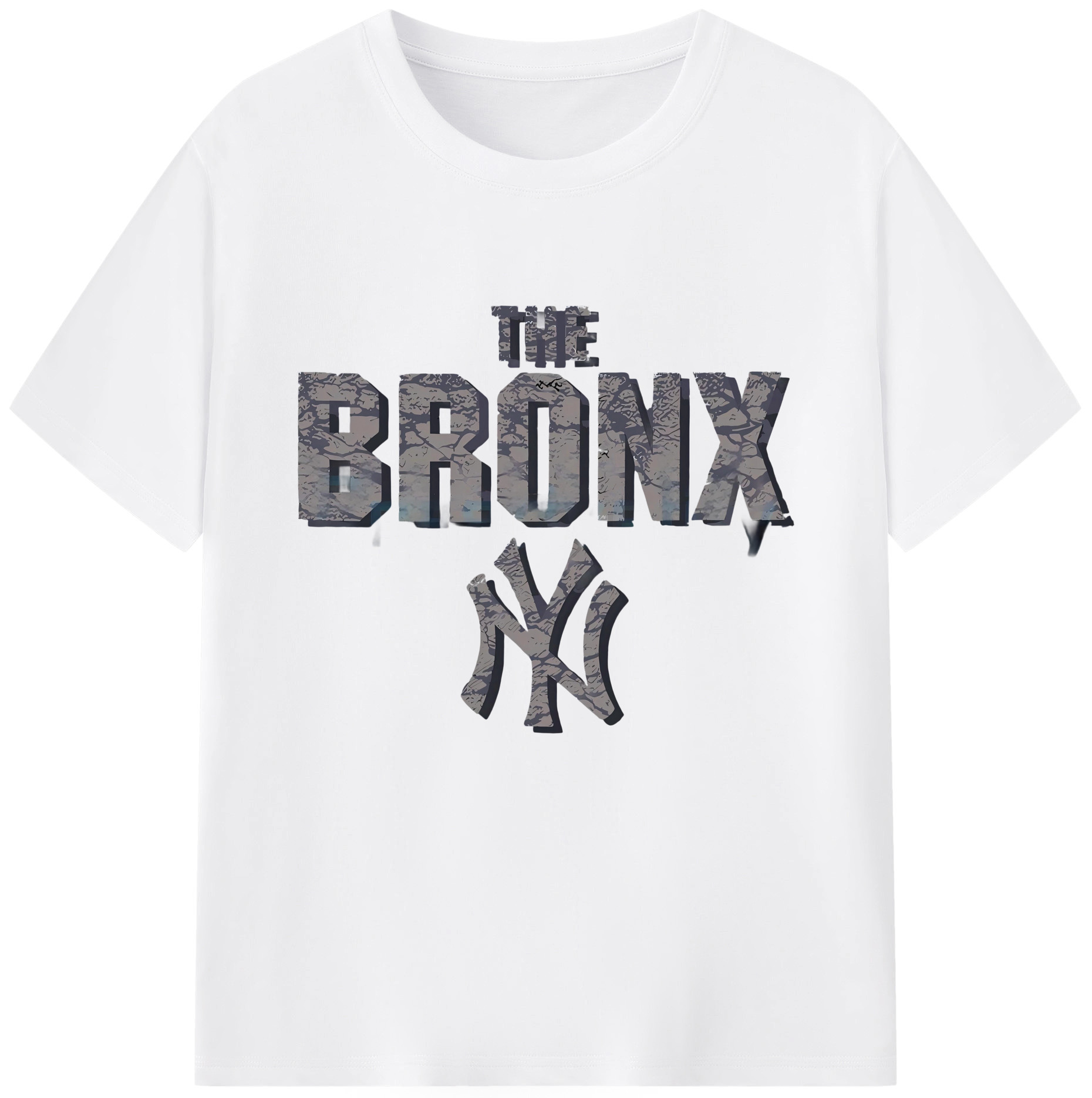 New York Yankees The Bronx 180g Cotton T-Shirt With Front Heat Transfer Print – Soft, Lightweight, Fitted Design – Comfortable Casual Wear For Sports & Everyday Use