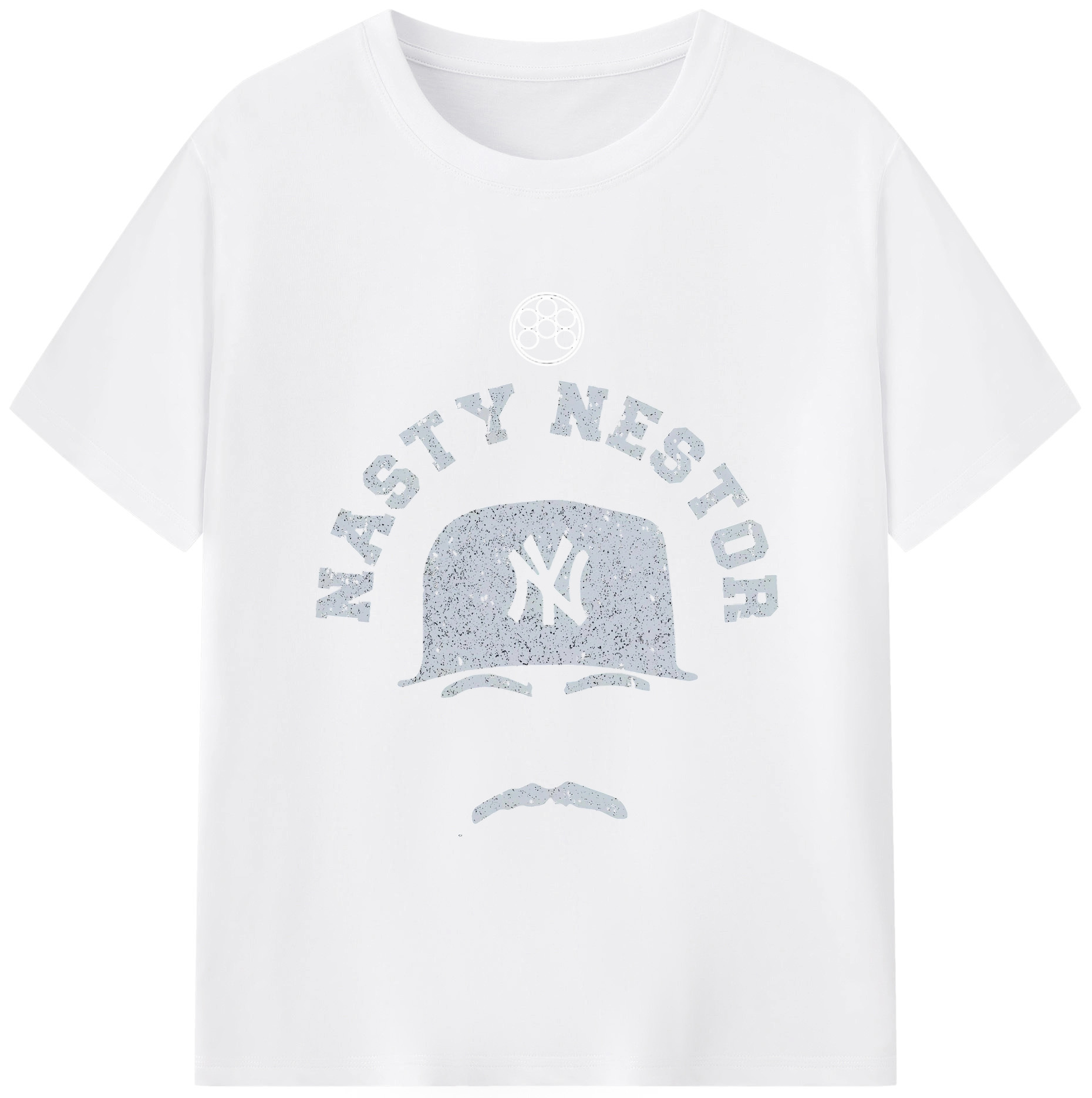New York Yankees Nasty Nestor Combed Cotton T-Shirt 180g With Front Heat Transfer Print – Soft, Lightweight, Fitted Design – Stylish Casual Wear For Sports & Everyday Use