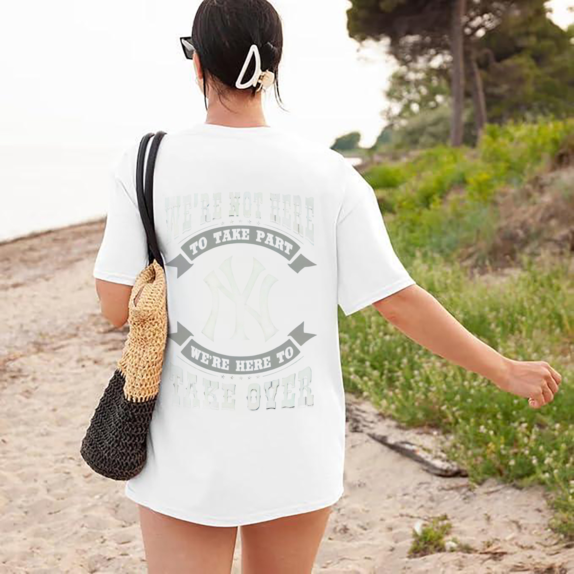 New York Yankees 276 180g Combed Cotton T-Shirt With Back Heat Transfer Print – Soft, Lightweight, Fitted Design – Stylish Casual Wear For Sports & Everyday Use