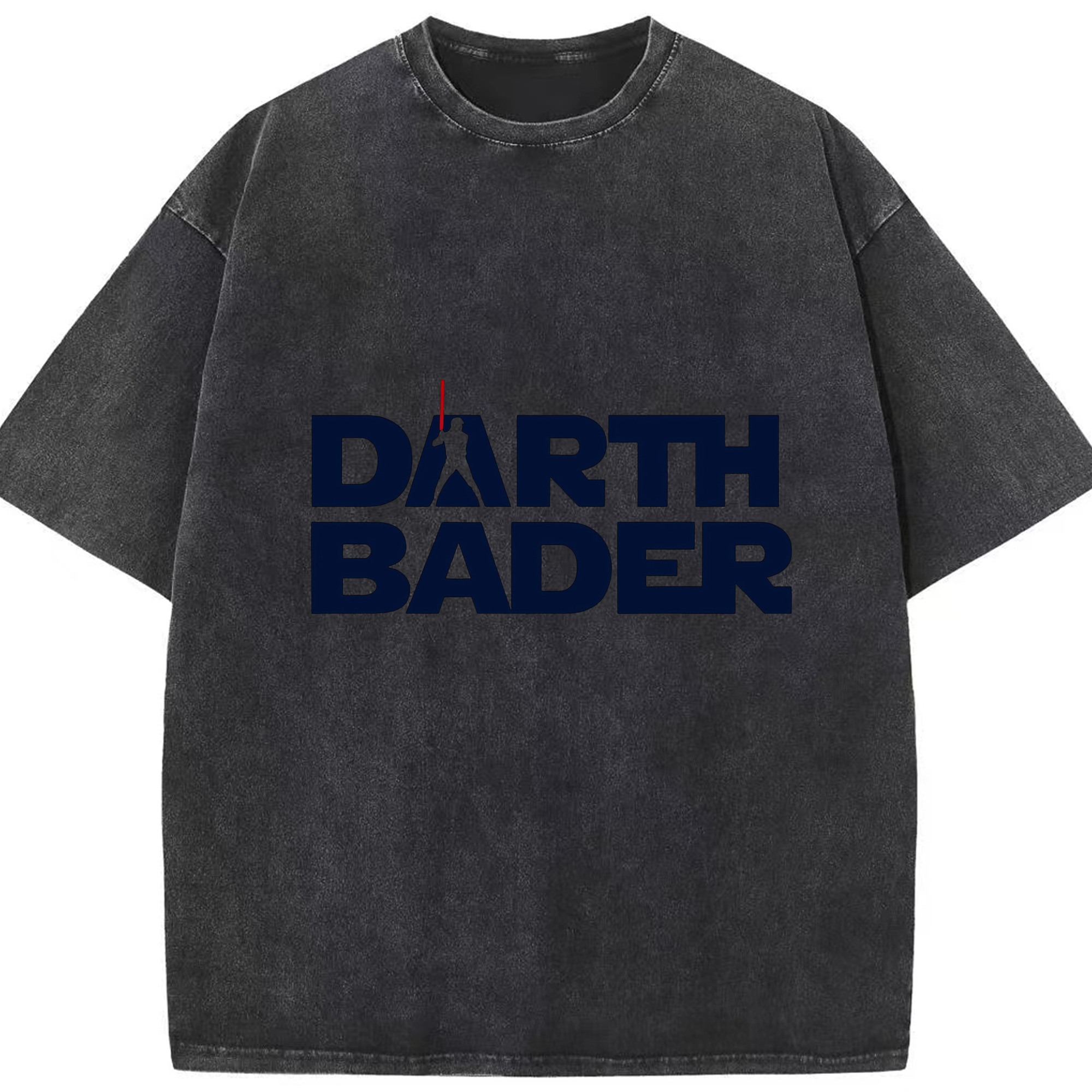 New York Yankees Harrison Bader Darth Bader Washed Vintage Look 230g Cotton Oversized T-Shirt With Front Heat Transfer Print – Soft, Lightweight, Stylish Fit – Comfortable Casual Wear For Sports & Everyday Use