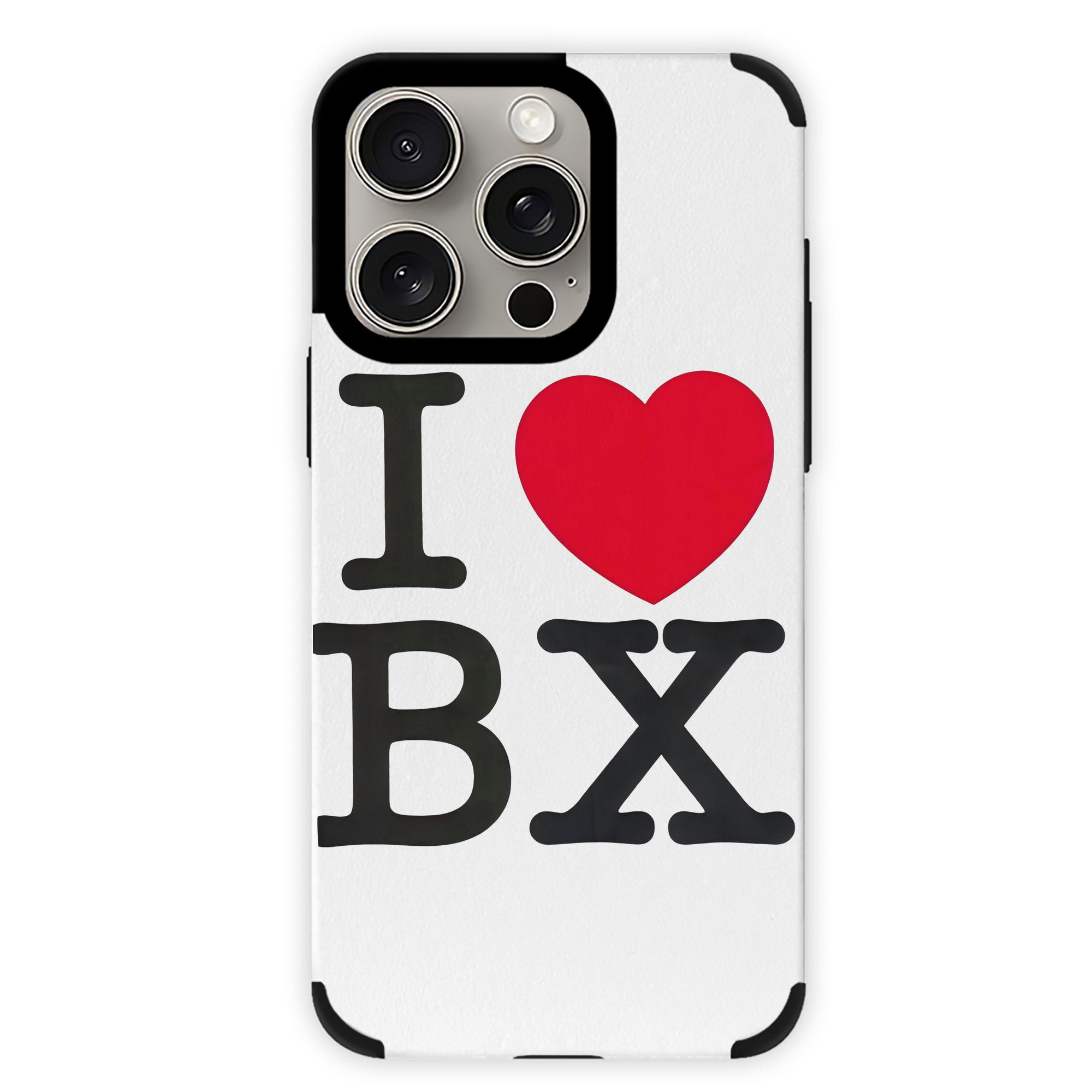 New York Yankees I Love BX IPhone 15 Pro Max PU Leather Case – Soft Lining, 360° Protection – Precise Fit, 3D Buttons, Easy Charging – Anti-Yellowing, Easy To Clean