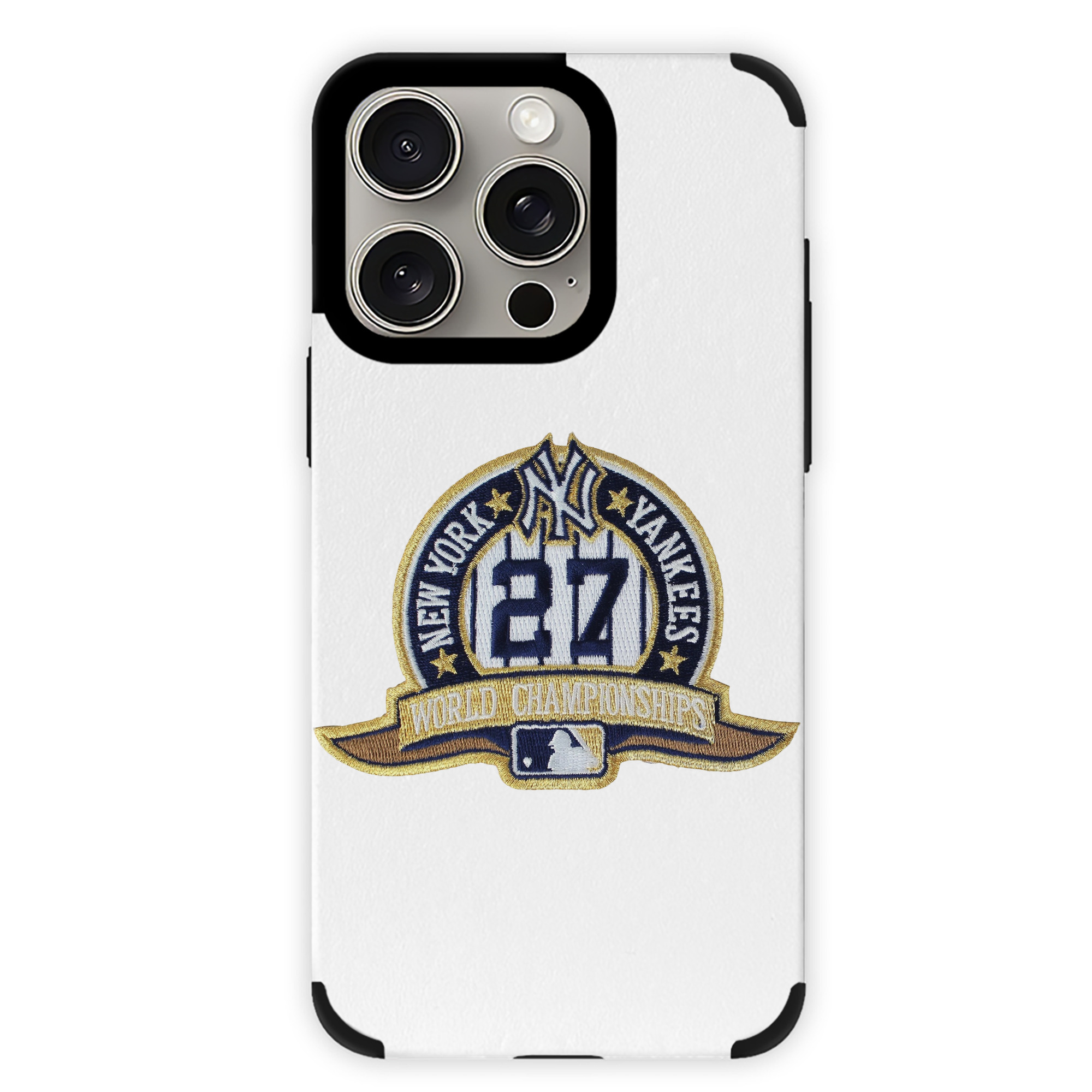 New York Yankees 271 IPhone 15 Pro Max PU Leather Case – Soft Lining, 360° Protection – Precise Fit, 3D Buttons, Easy Charging – Anti-Yellowing, Easy To Clean