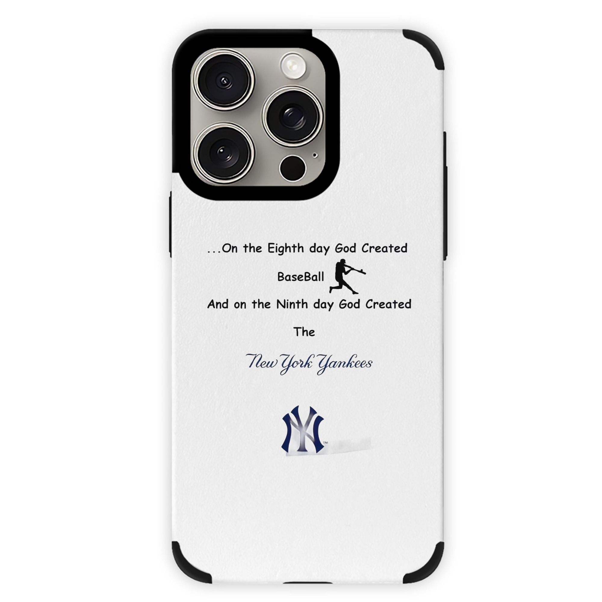 New York Yankees 281 IPhone 15 Pro Max PU Leather Case – Soft Lining, 360° Protection – Precise Fit, 3D Buttons, Easy Charging – Anti-Yellowing, Easy To Clean
