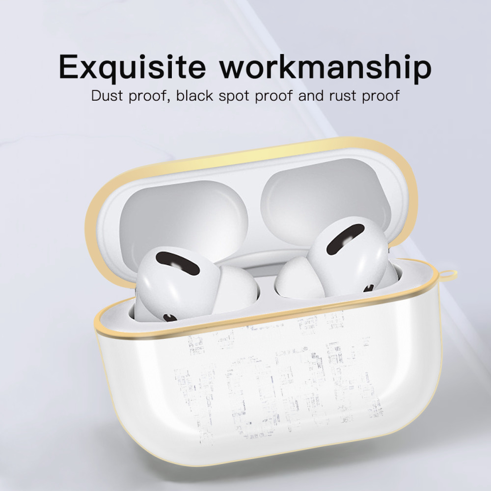 New York Yankees 277 Luxury Gold AirPods Pro Case With Keychain, Flexible PC Material, Full Protection, Precise Cutouts, Anti-Fingerprint, Washable, Durable Design