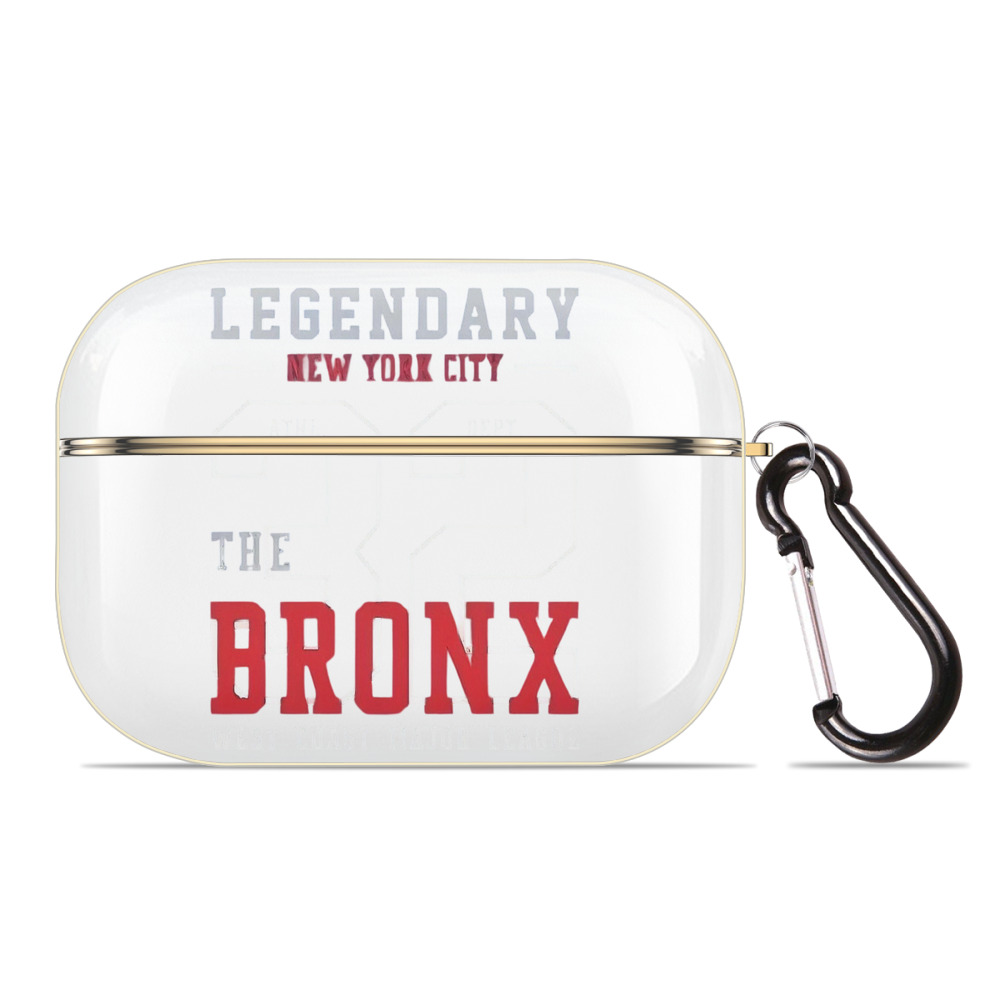 New York Yankees 24 Luxury Gold AirPods Pro Case With Keychain, Flexible PC Material, Full Protection, Precise Cutouts, Anti-Fingerprint, Washable, Durable Design