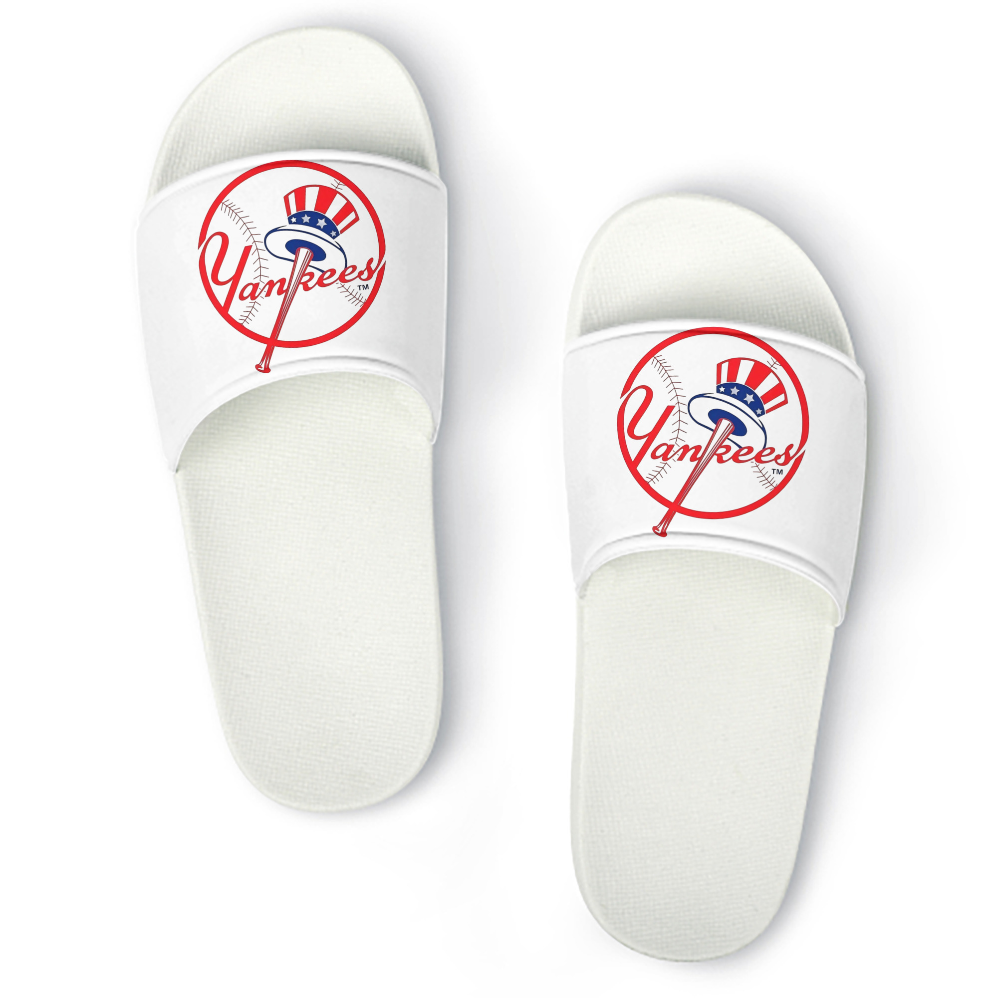 New York Yankees Logo PVC Home Slippers For Men & Women – Durable, Comfortable, Waterproof, Non-Slip, Stylish Casual Indoor & Outdoor Sandals