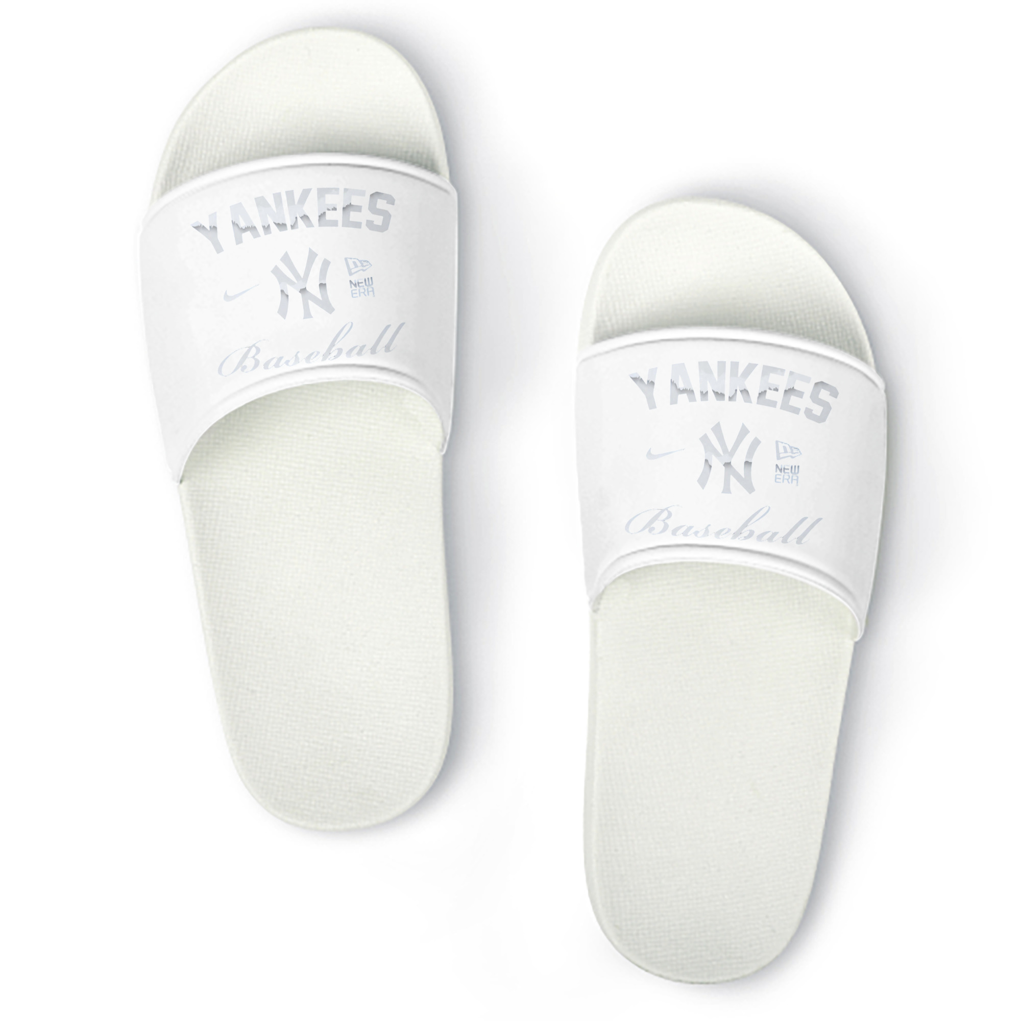 New York Yankees BaseBall PVC Home Slippers For Men & Women – Durable, Comfortable, Waterproof, Non-Slip, Stylish Casual Indoor & Outdoor Sandals