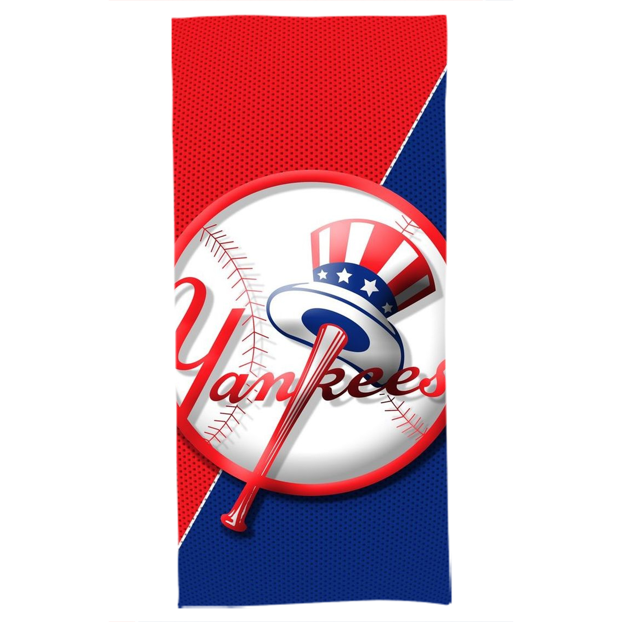 New York Yankees 148 Bath Towel 70x140 Cm – Soft & Quick Drying Polyester Shower Towel For Adults – Highly Absorbent, Lightweight, Skin-Friendly, Machine Washable – Ideal For Bathroom, Gym, Travel