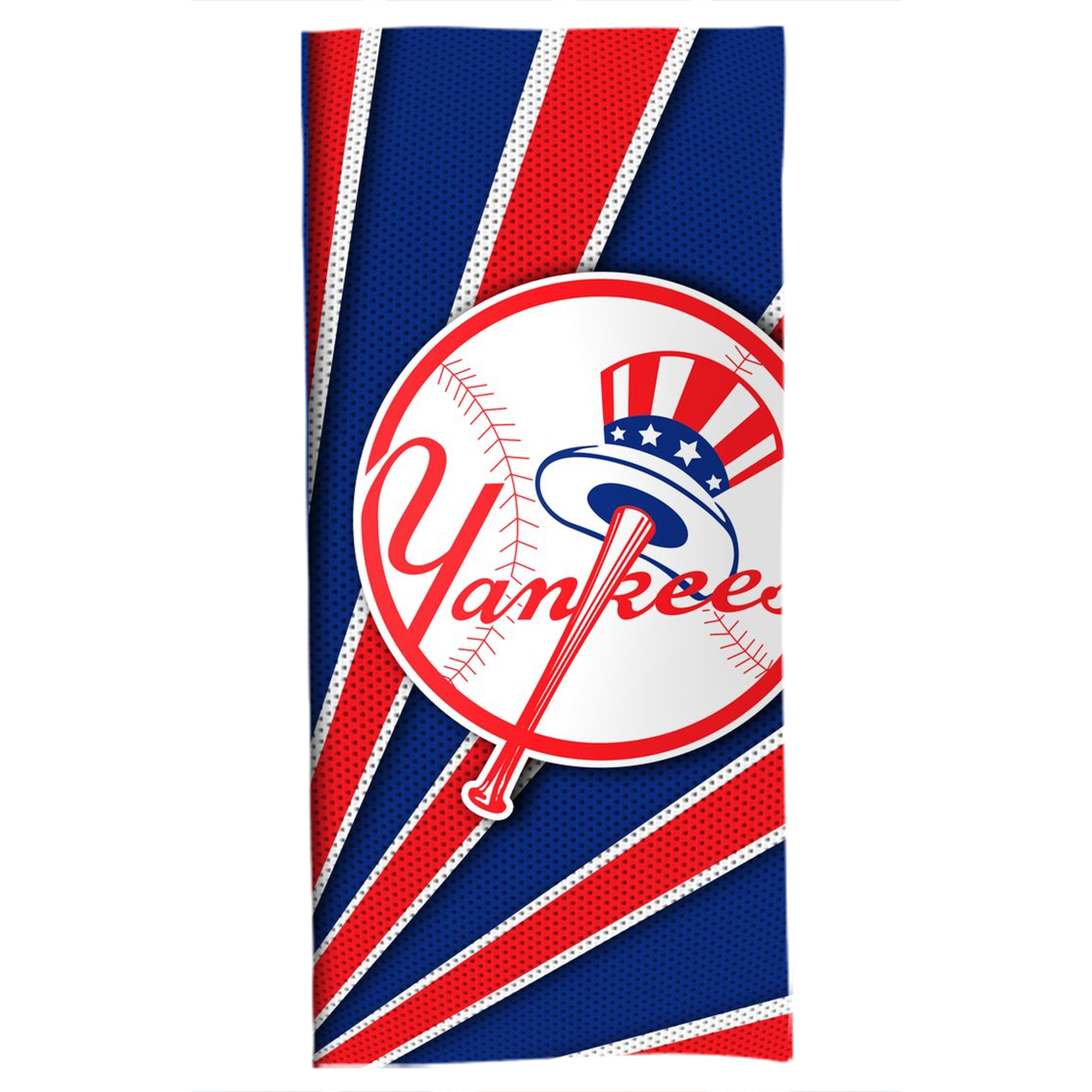 New York Yankees 182 Bath Towel 70x140 Cm – Soft & Quick Drying Polyester Shower Towel For Adults – Highly Absorbent, Lightweight, Skin-Friendly, Machine Washable – Ideal For Bathroom, Gym, Travel