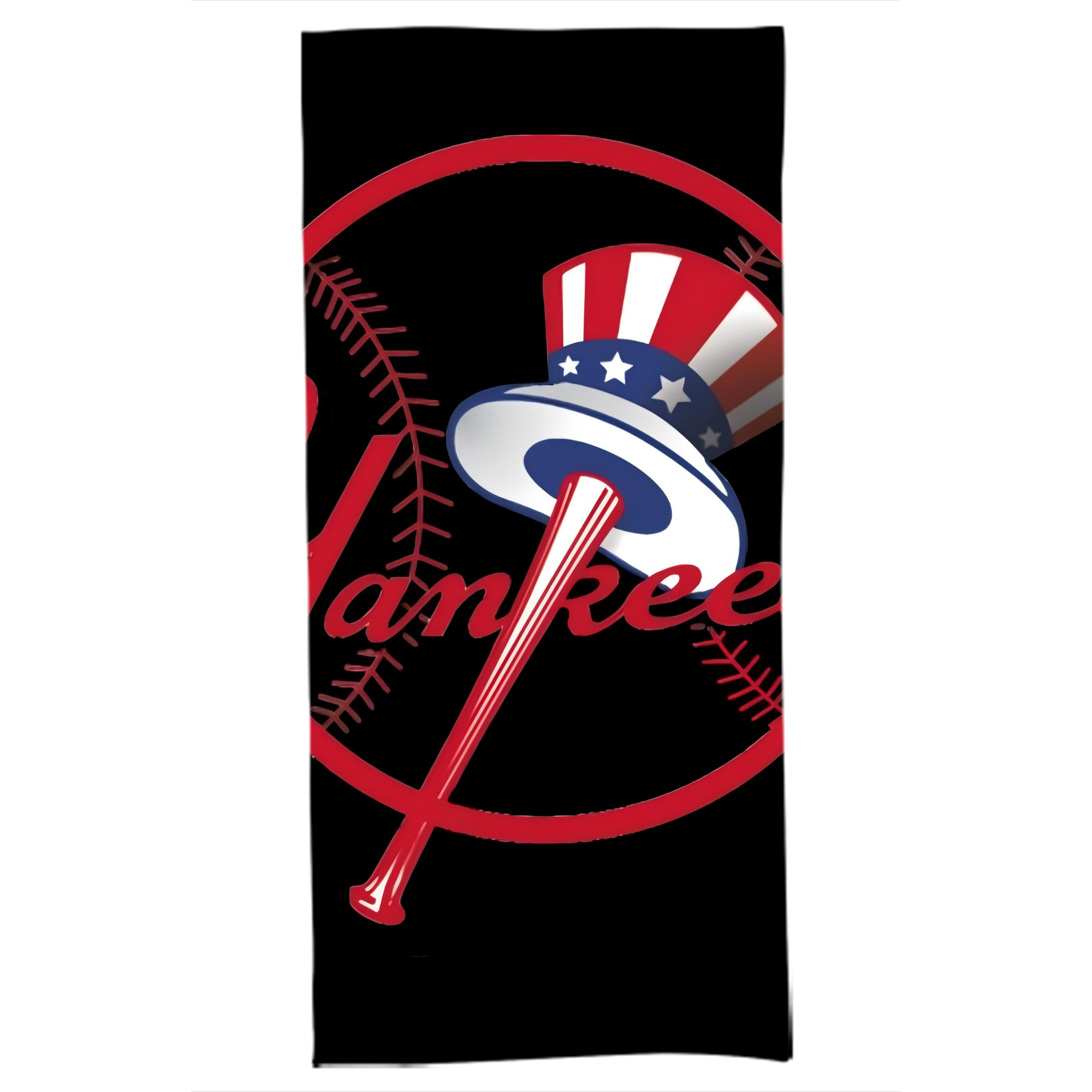 New York Yankees 188 Bath Towel 70x140 Cm – Soft & Quick Drying Polyester Shower Towel For Adults – Highly Absorbent, Lightweight, Skin-Friendly, Machine Washable – Ideal For Bathroom, Gym, Travel