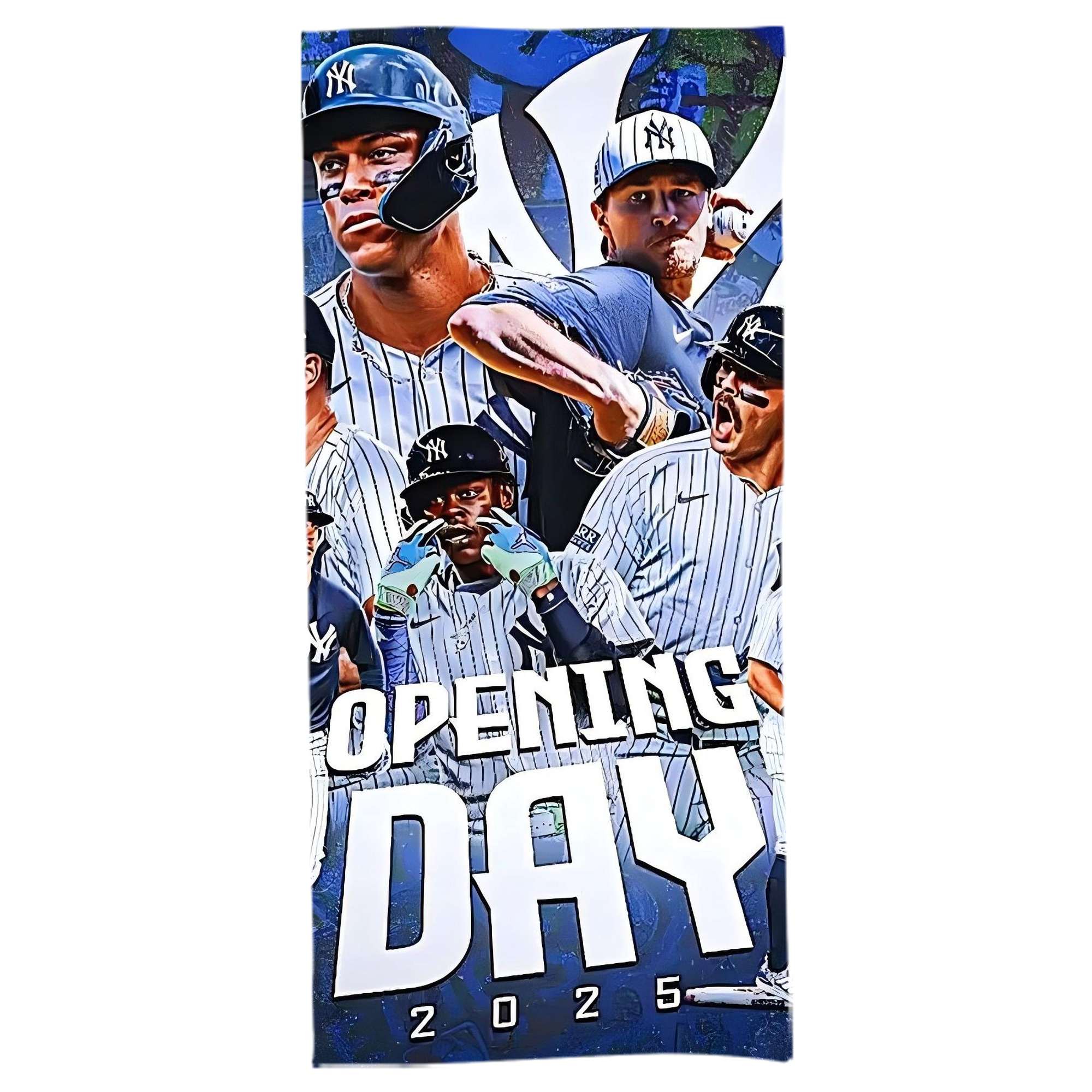 New York Yankees 215 Bath Towel 70x140 Cm – Soft & Quick Drying Polyester Shower Towel For Adults – Highly Absorbent, Lightweight, Skin-Friendly, Machine Washable – Ideal For Bathroom, Gym, Travel