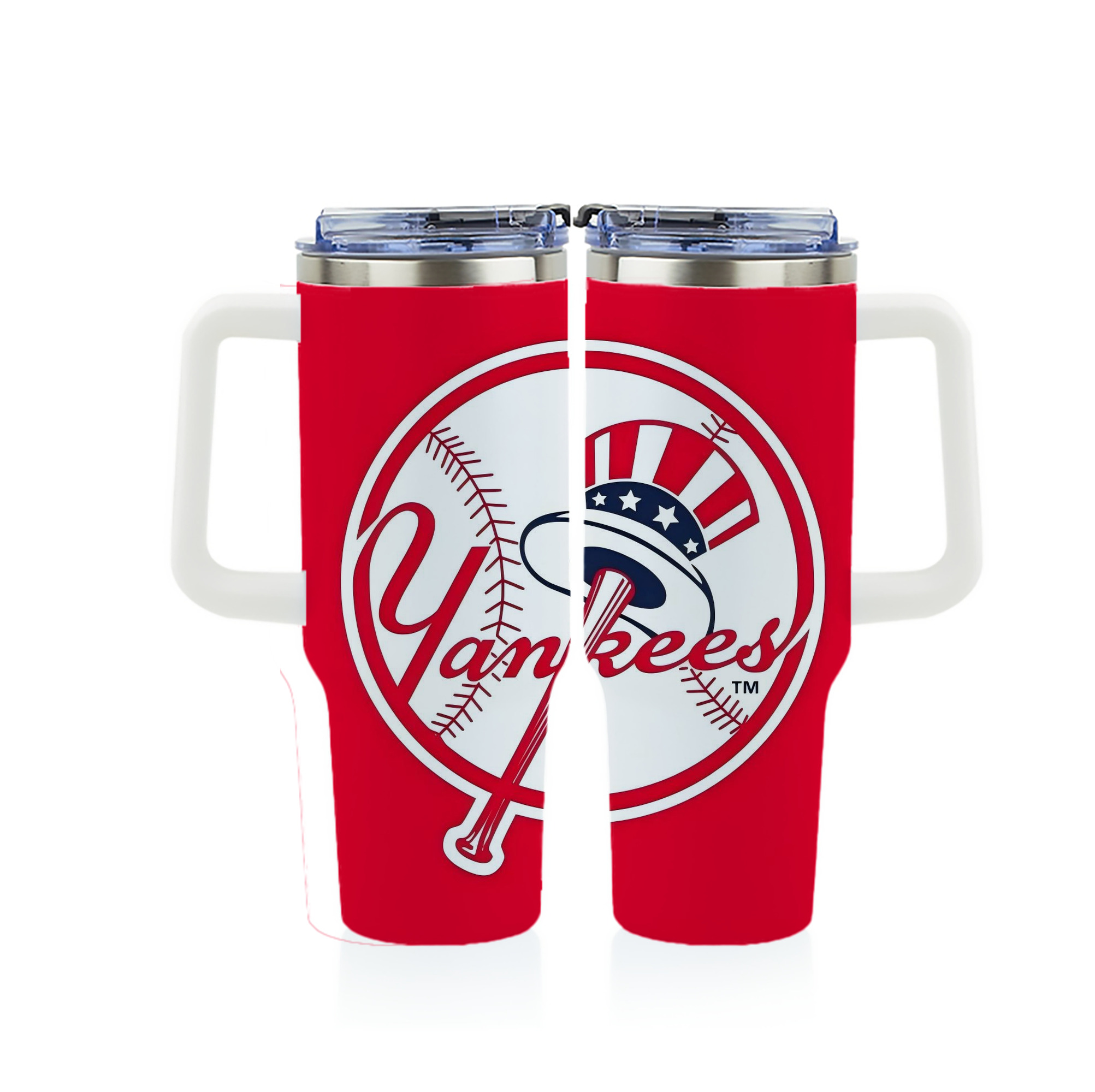 New York Yankees 165 40oz Full Wrap Car Tumbler – Durable Stainless Steel Travel Mug With Vibrant UV Print – Double Wall Insulated, Fits Most Car Cup Holders