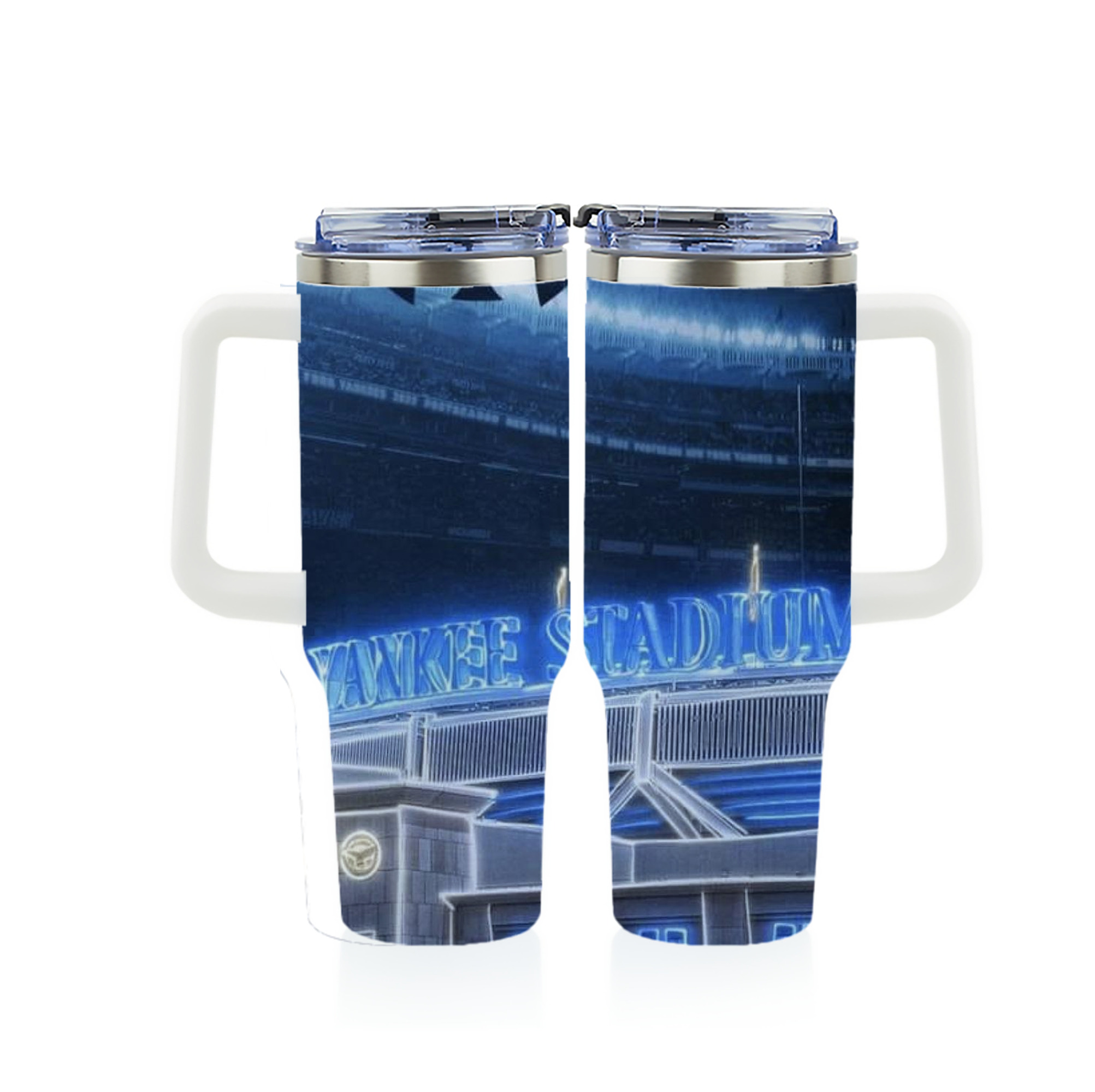 New York Yankees 328 40oz Full Wrap Car Tumbler – Durable Stainless Steel Travel Mug With Vibrant UV Print – Double Wall Insulated, Fits Most Car Cup Holders