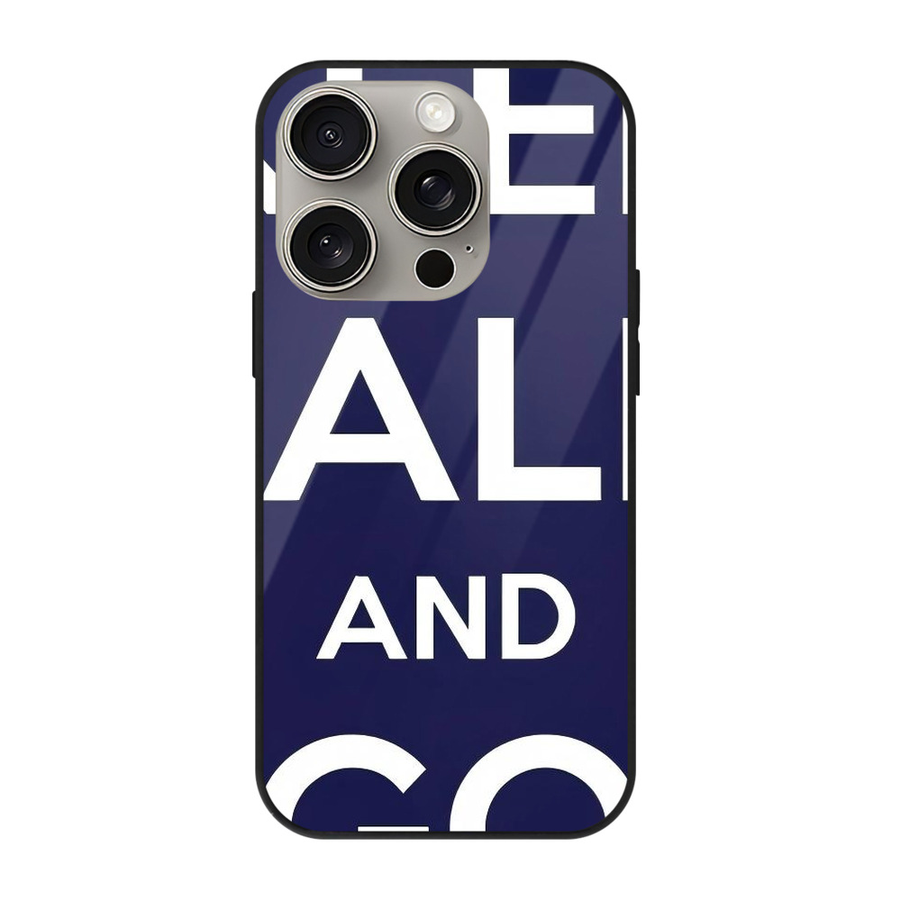 New York Yankees Keep Calm and Go Yankees IPhone 15 Pro Mirror Phone Case – UV Printed Glass + TPU – Scratch-Resistant, Wireless Charging Compatible, Precise Fit & Stylish Design