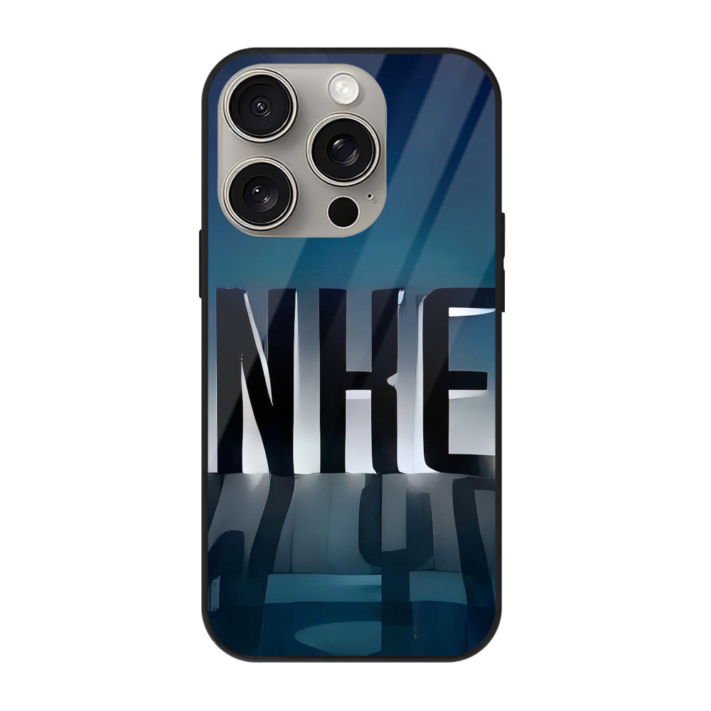 New York Yankees 160 IPhone 15 Pro Mirror Phone Case – UV Printed Glass + TPU – Scratch-Resistant, Wireless Charging Compatible, Precise Fit & Stylish Design