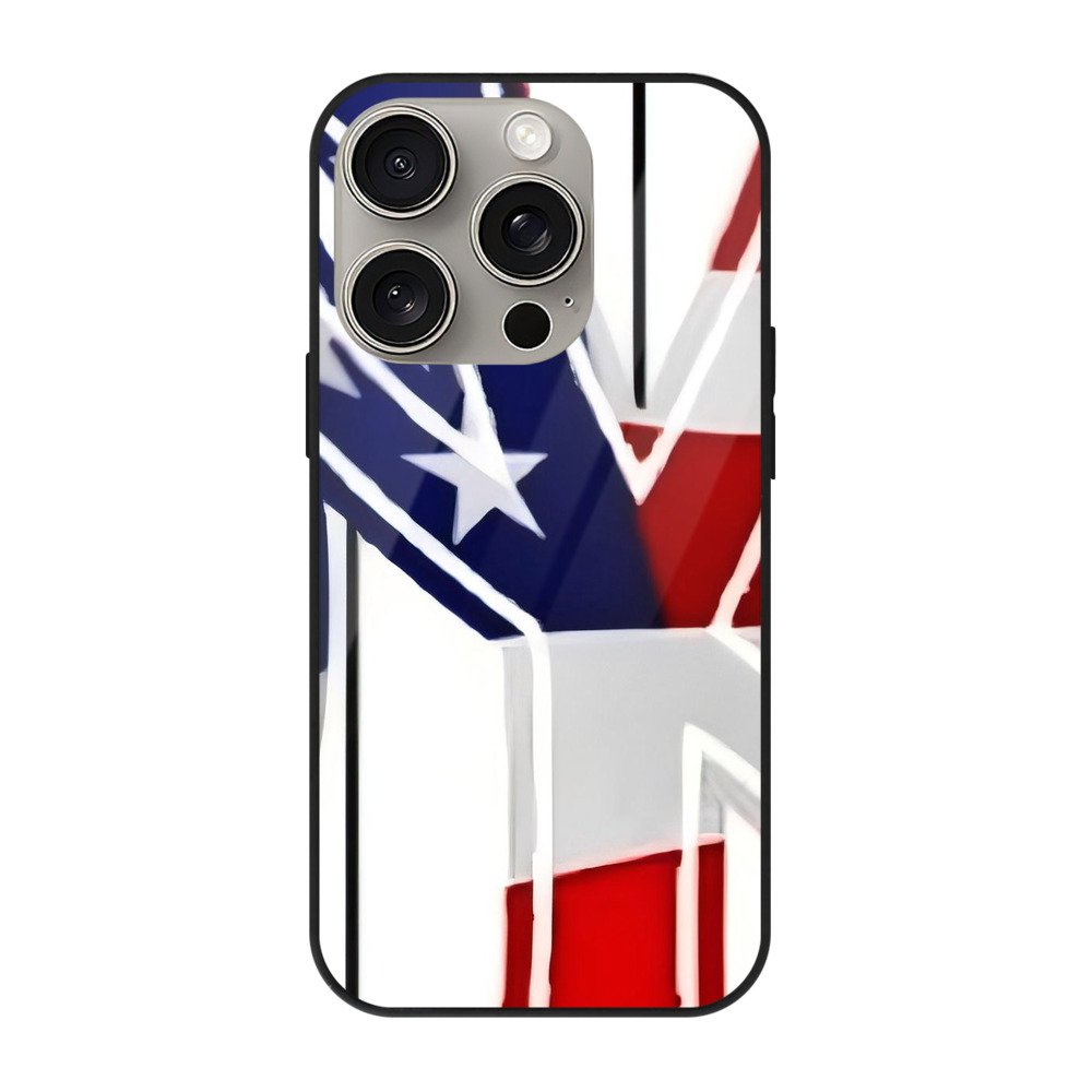 New York Yankees 195 IPhone 15 Pro Mirror Phone Case – UV Printed Glass + TPU – Scratch-Resistant, Wireless Charging Compatible, Precise Fit & Stylish Design