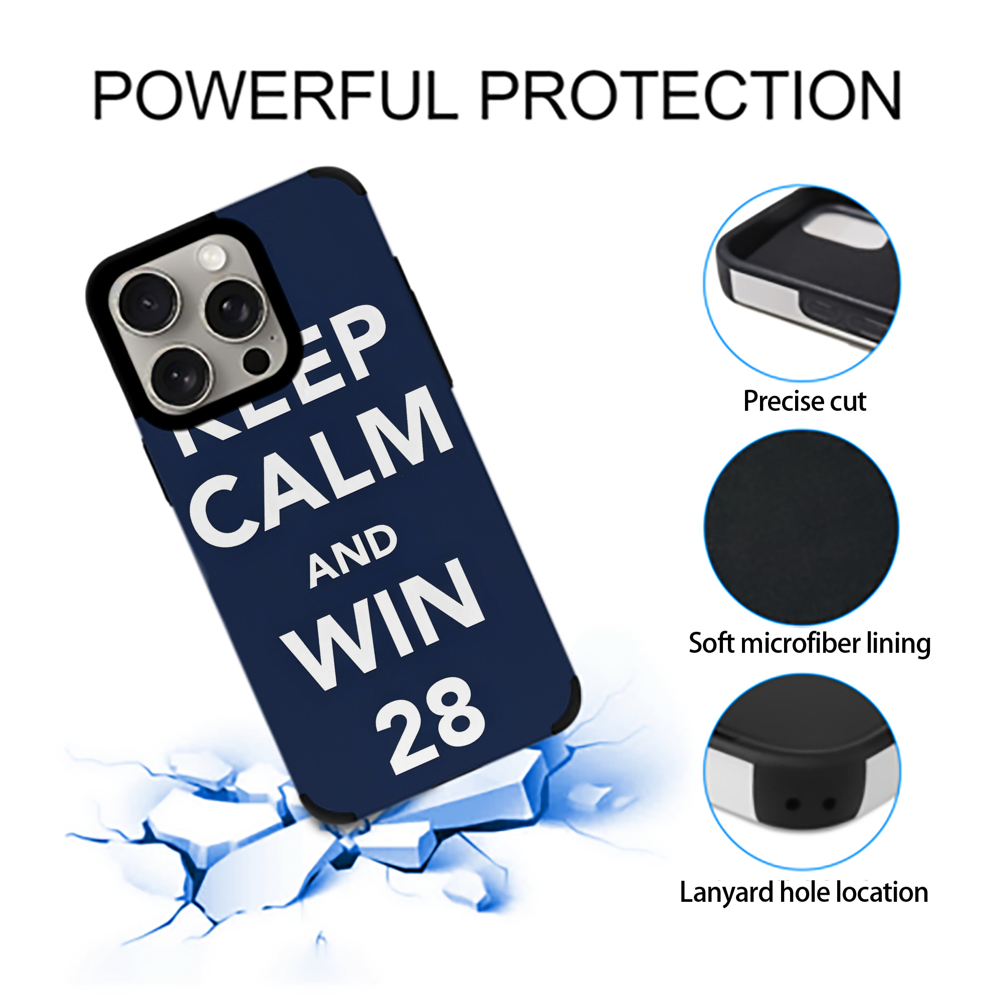 New York Yankees 169 IPhone 15 Pro Max PU Leather Case – Soft Lining, 360° Protection – Precise Fit, 3D Buttons, Easy Charging – Anti-Yellowing, Easy To Clean