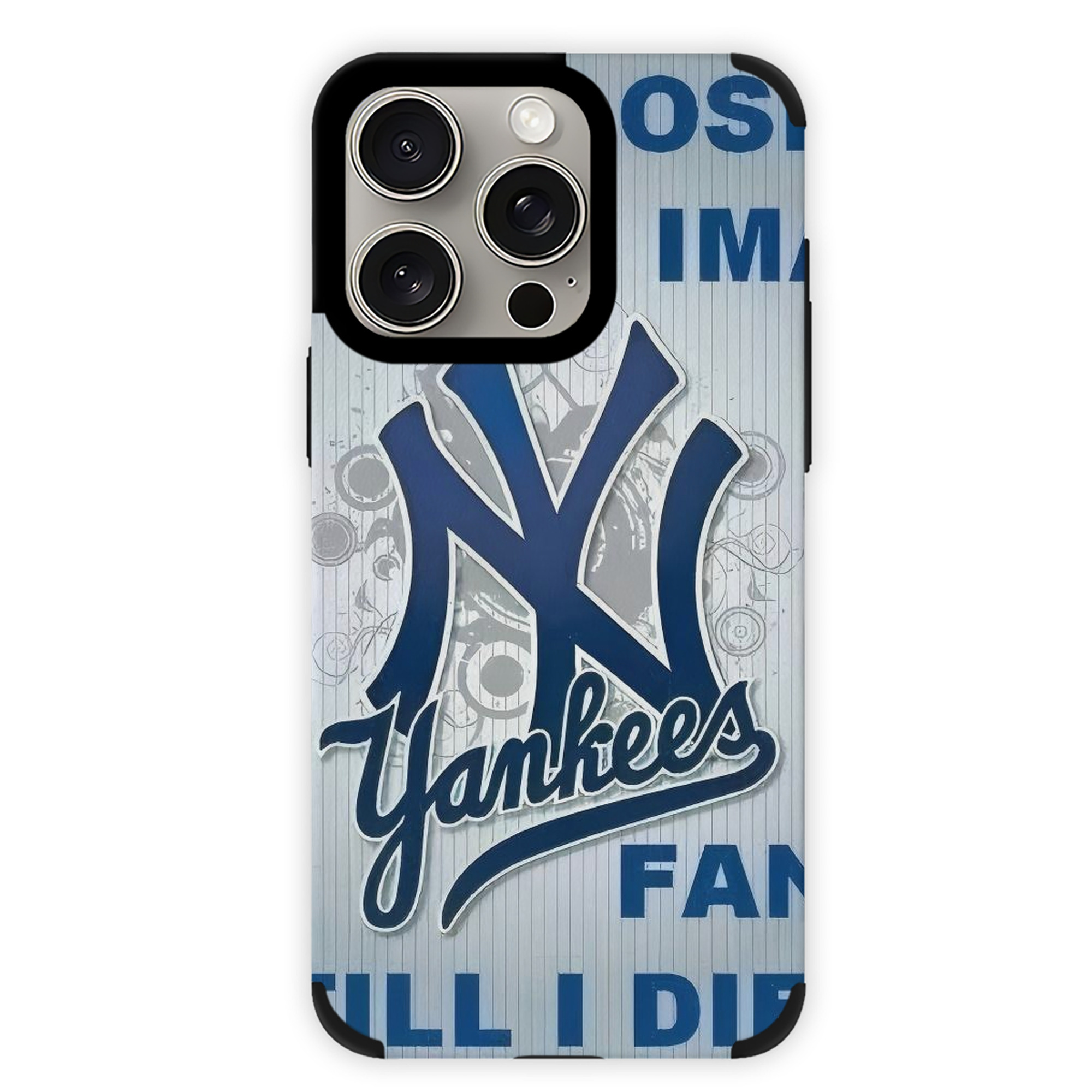 New York Yankees 100 IPhone 15 Pro Max PU Leather Case – Soft Lining, 360° Protection – Precise Fit, 3D Buttons, Easy Charging – Anti-Yellowing, Easy To Clean