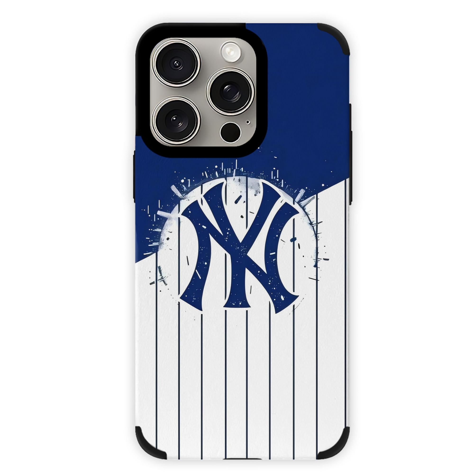 New York Yankees 106 IPhone 15 Pro Max PU Leather Case – Soft Lining, 360° Protection – Precise Fit, 3D Buttons, Easy Charging – Anti-Yellowing, Easy To Clean