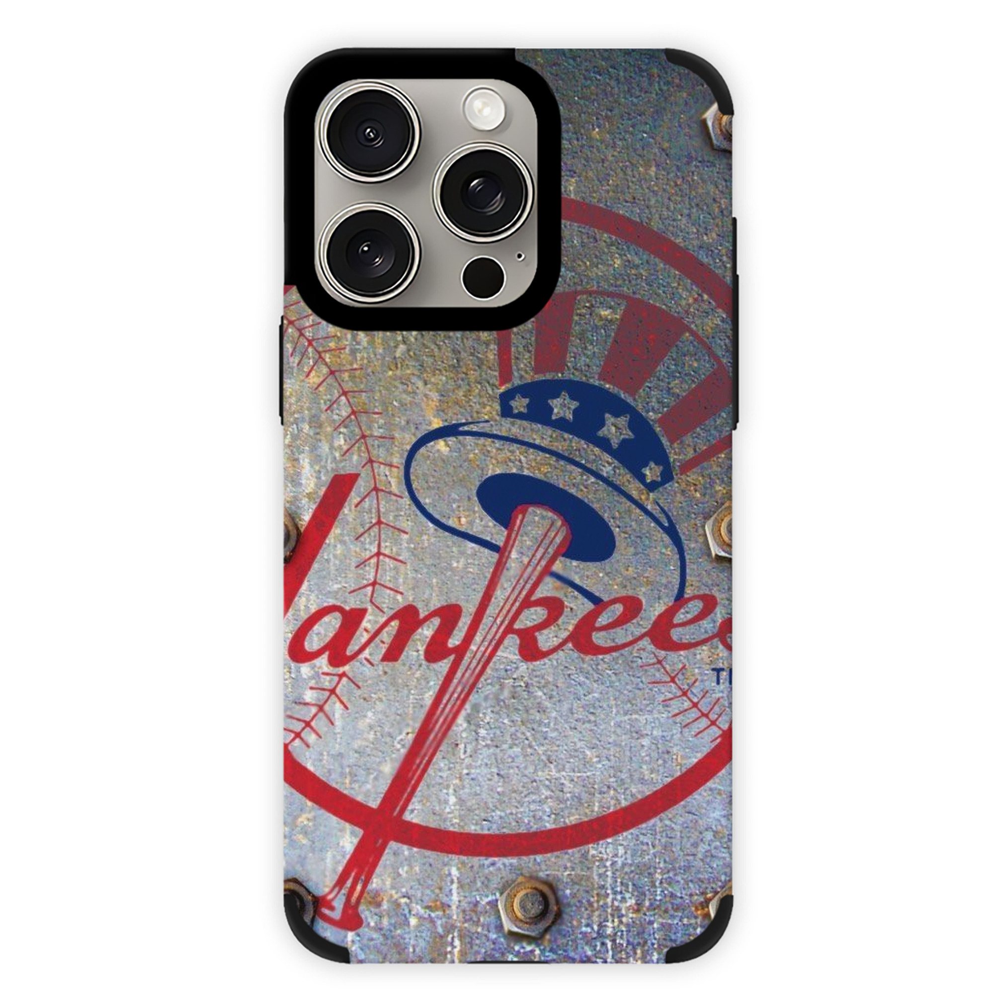 New York Yankees 112 IPhone 15 Pro Max PU Leather Case – Soft Lining, 360° Protection – Precise Fit, 3D Buttons, Easy Charging – Anti-Yellowing, Easy To Clean