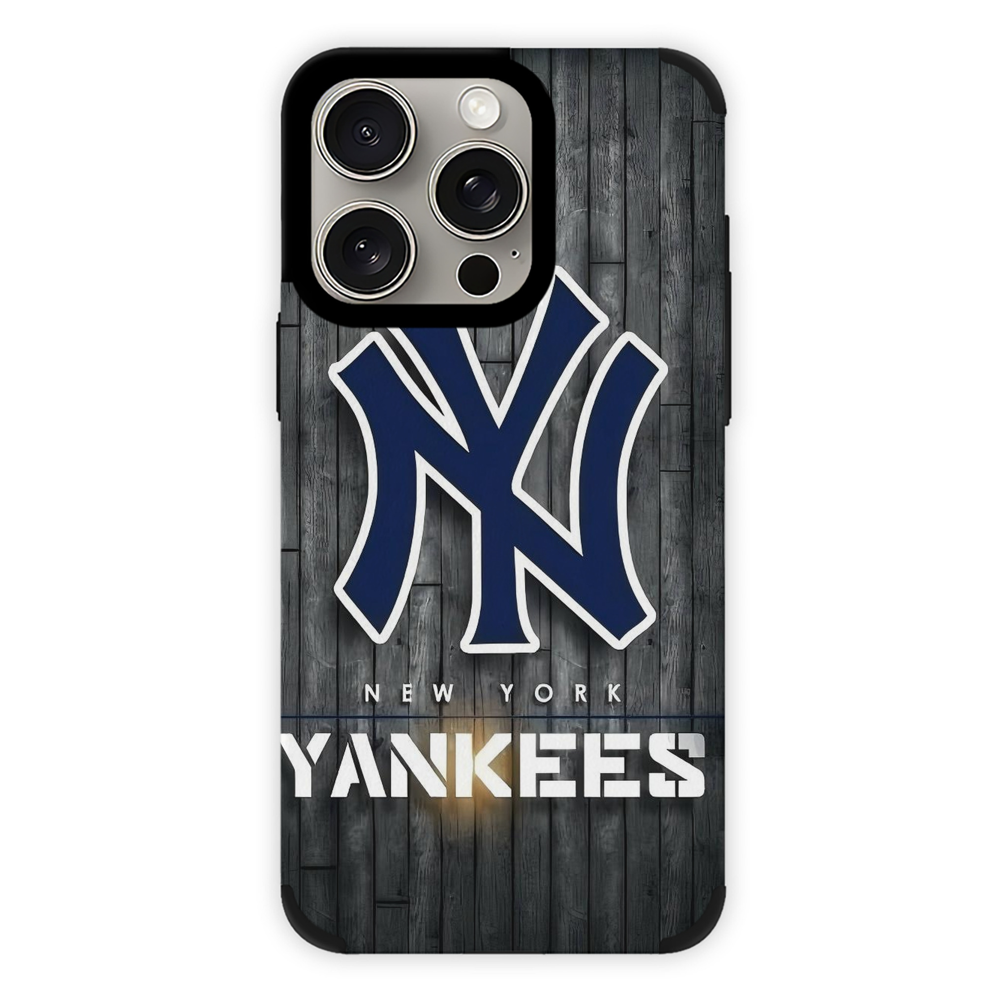 New York Yankees 127 IPhone 15 Pro Max PU Leather Case – Soft Lining, 360° Protection – Precise Fit, 3D Buttons, Easy Charging – Anti-Yellowing, Easy To Clean
