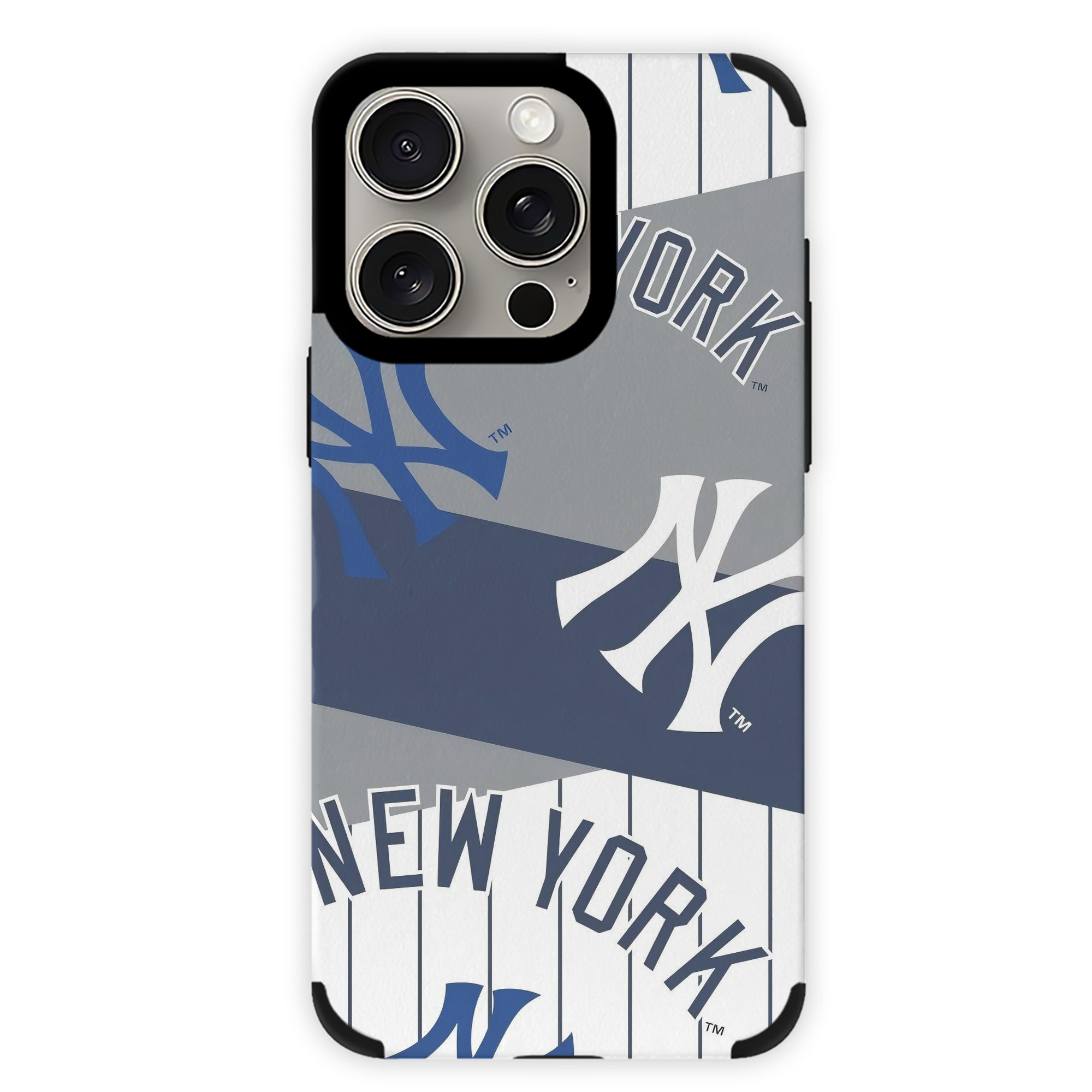New York Yankees 133 IPhone 15 Pro Max PU Leather Case – Soft Lining, 360° Protection – Precise Fit, 3D Buttons, Easy Charging – Anti-Yellowing, Easy To Clean