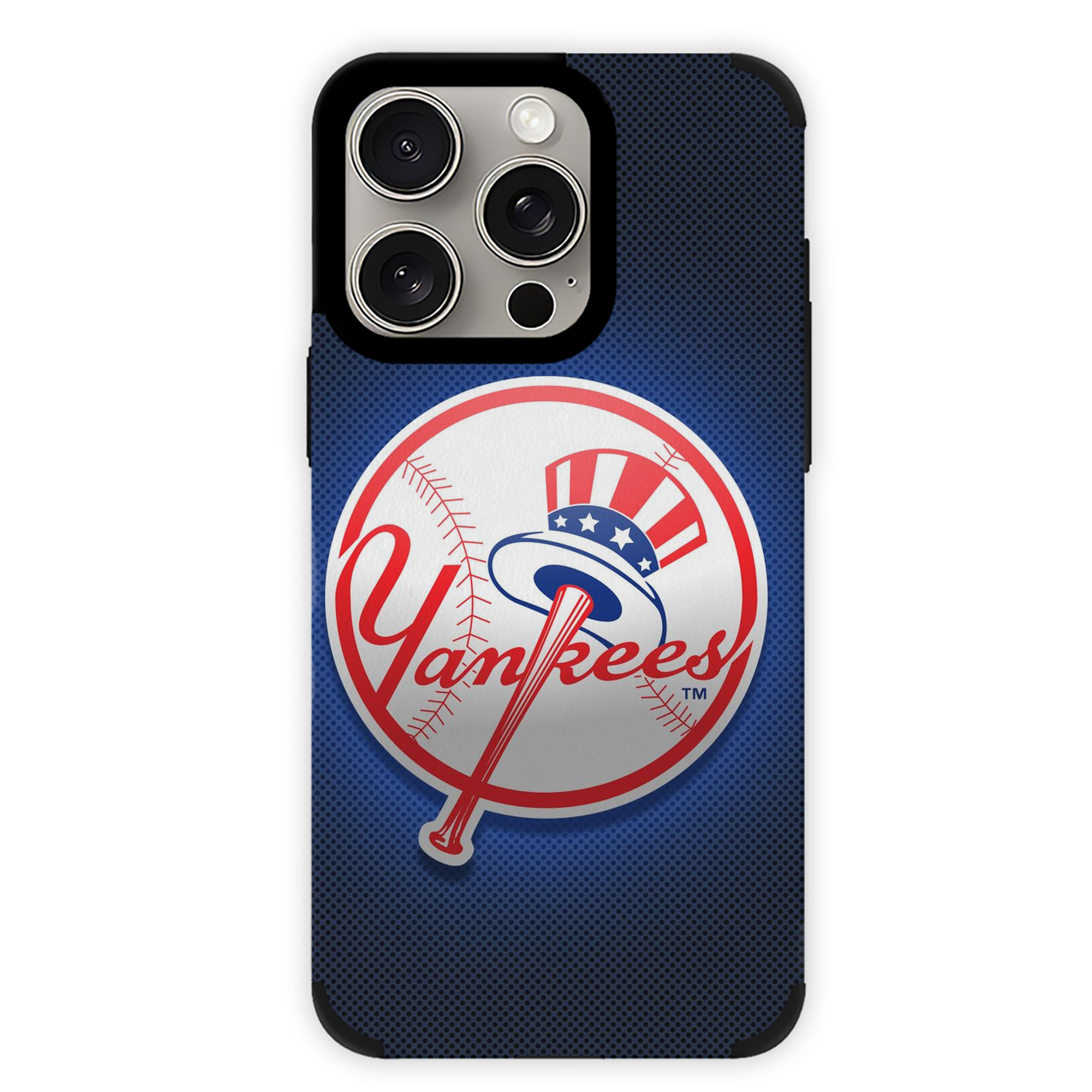 New York Yankees 193 IPhone 15 Pro Max PU Leather Case – Soft Lining, 360° Protection – Precise Fit, 3D Buttons, Easy Charging – Anti-Yellowing, Easy To Clean