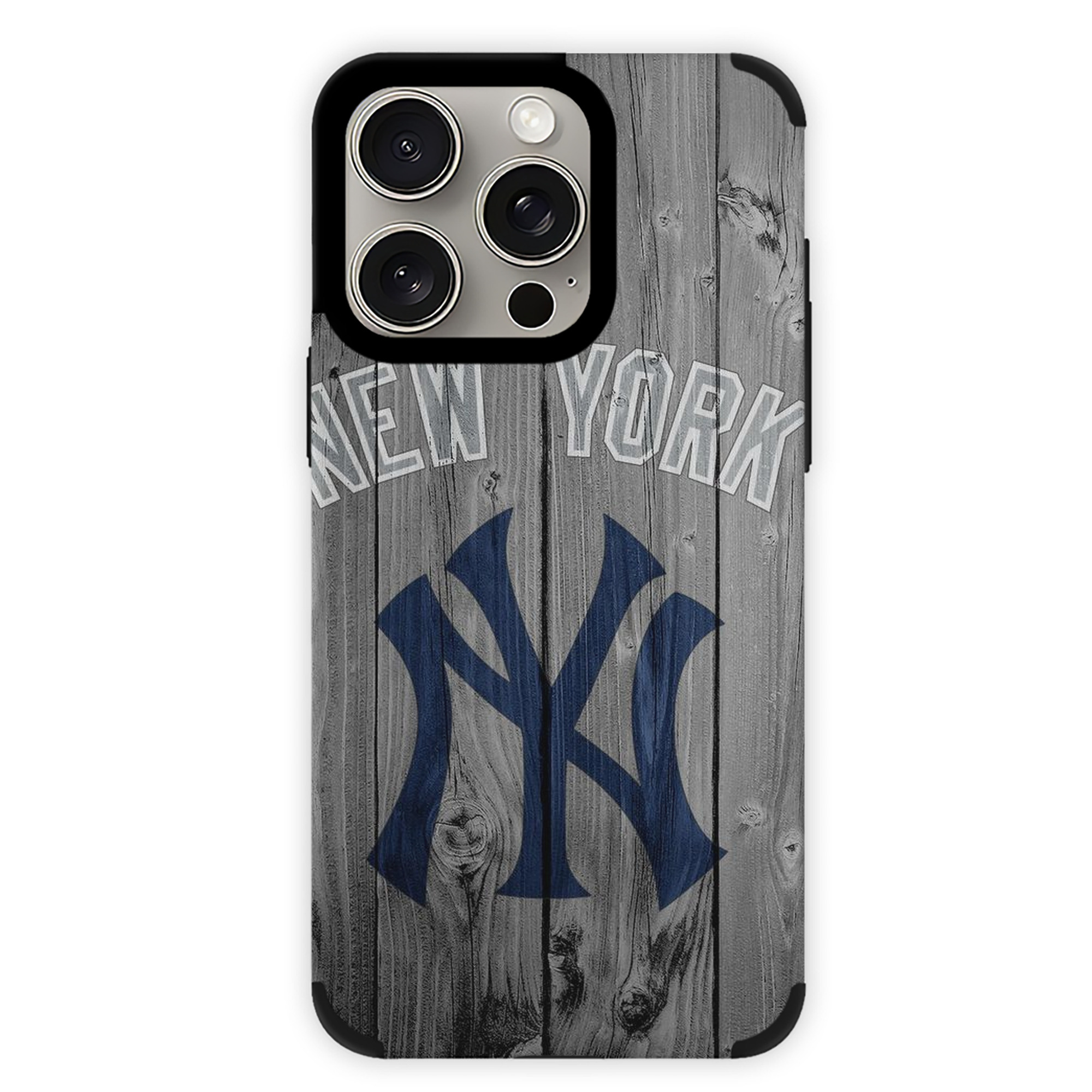 New York Yankees 204 IPhone 15 Pro Max PU Leather Case – Soft Lining, 360° Protection – Precise Fit, 3D Buttons, Easy Charging – Anti-Yellowing, Easy To Clean