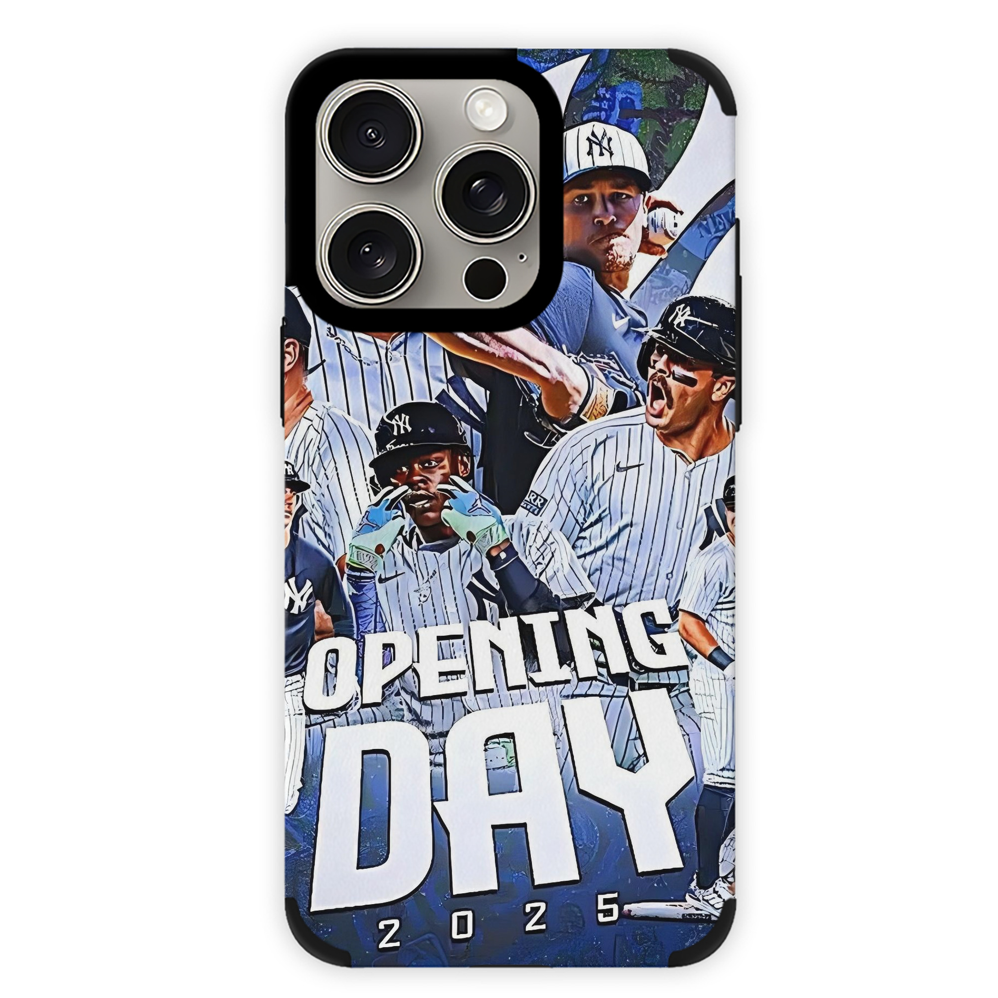 New York Yankees 215 IPhone 15 Pro Max PU Leather Case – Soft Lining, 360° Protection – Precise Fit, 3D Buttons, Easy Charging – Anti-Yellowing, Easy To Clean