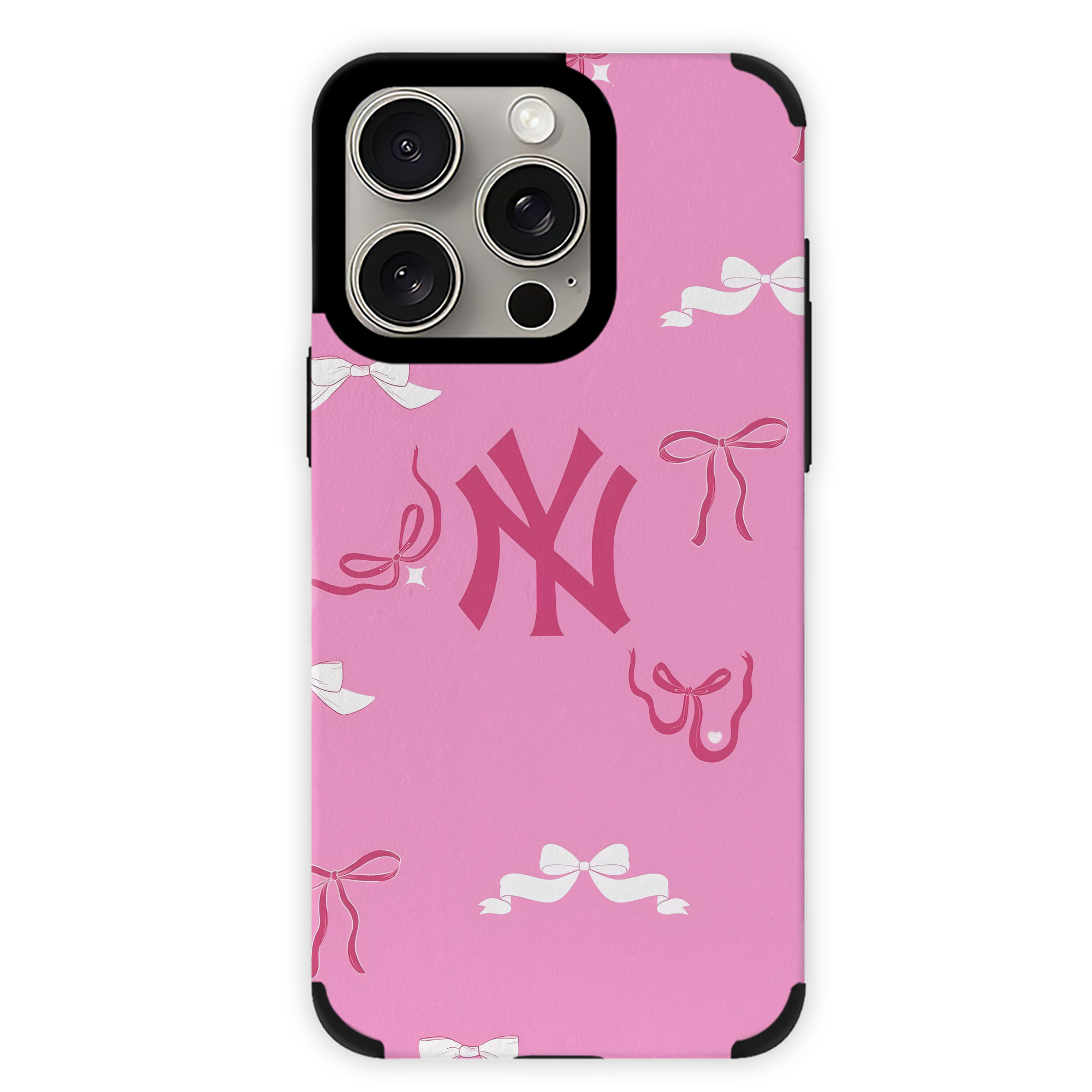 New York Yankees 220 IPhone 15 Pro Max PU Leather Case – Soft Lining, 360° Protection – Precise Fit, 3D Buttons, Easy Charging – Anti-Yellowing, Easy To Clean