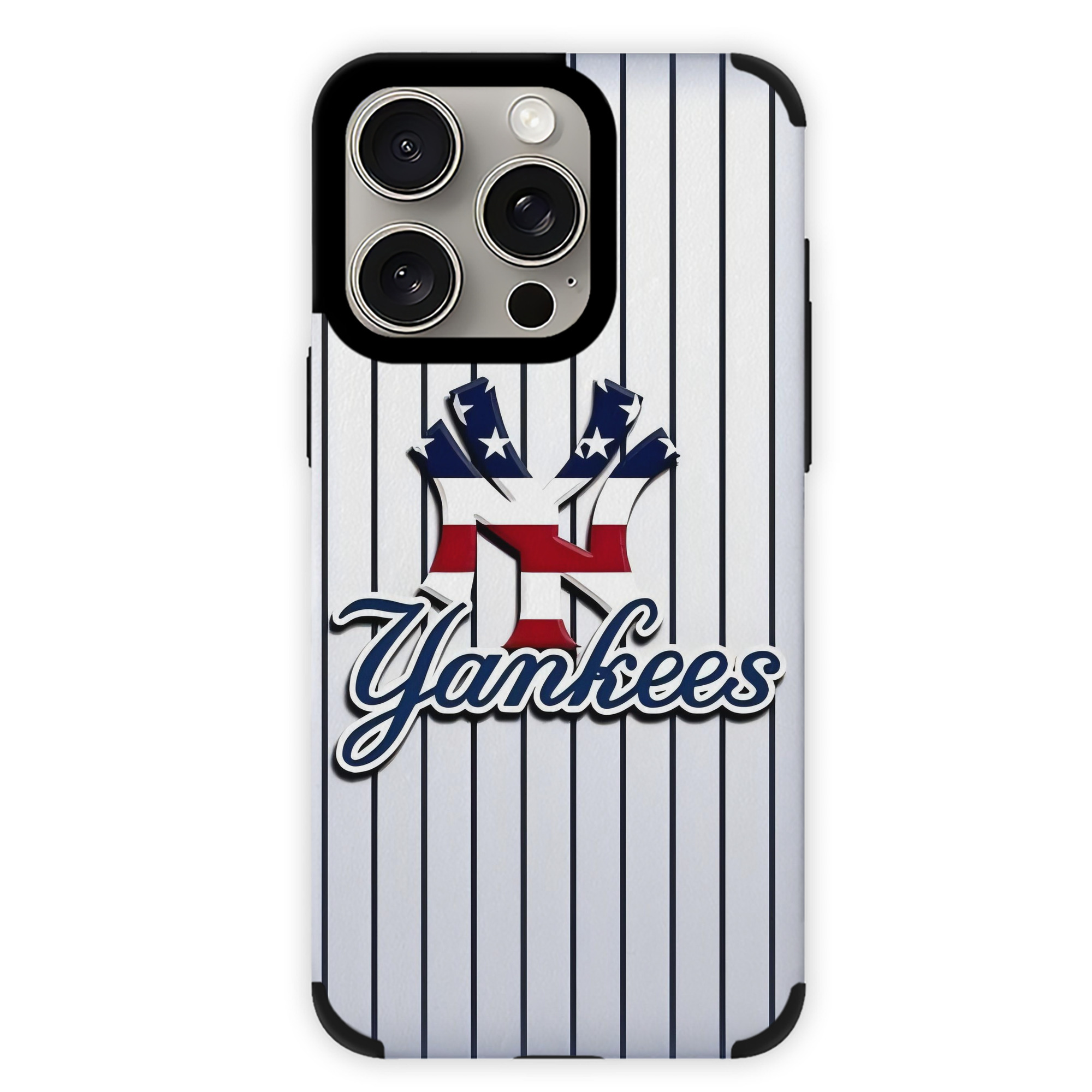 New York Yankees 227 IPhone 15 Pro Max PU Leather Case – Soft Lining, 360° Protection – Precise Fit, 3D Buttons, Easy Charging – Anti-Yellowing, Easy To Clean
