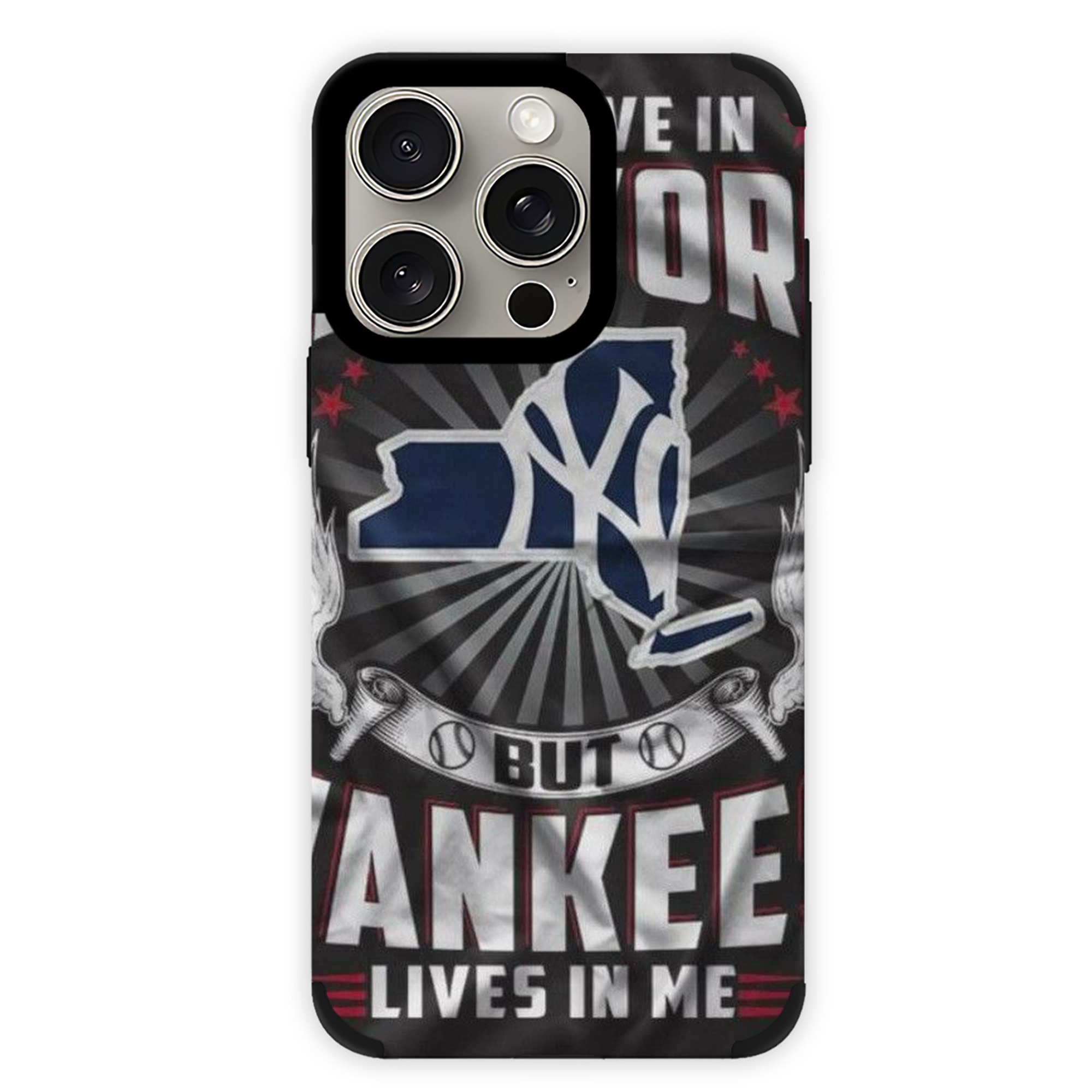 New York Yankees 320 IPhone 15 Pro Max PU Leather Case – Soft Lining, 360° Protection – Precise Fit, 3D Buttons, Easy Charging – Anti-Yellowing, Easy To Clean