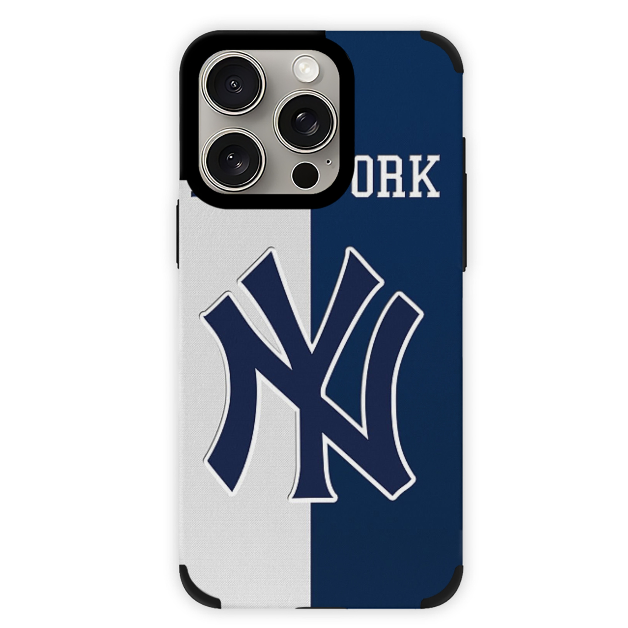 New York Yankees 332 IPhone 15 Pro Max PU Leather Case – Soft Lining, 360° Protection – Precise Fit, 3D Buttons, Easy Charging – Anti-Yellowing, Easy To Clean