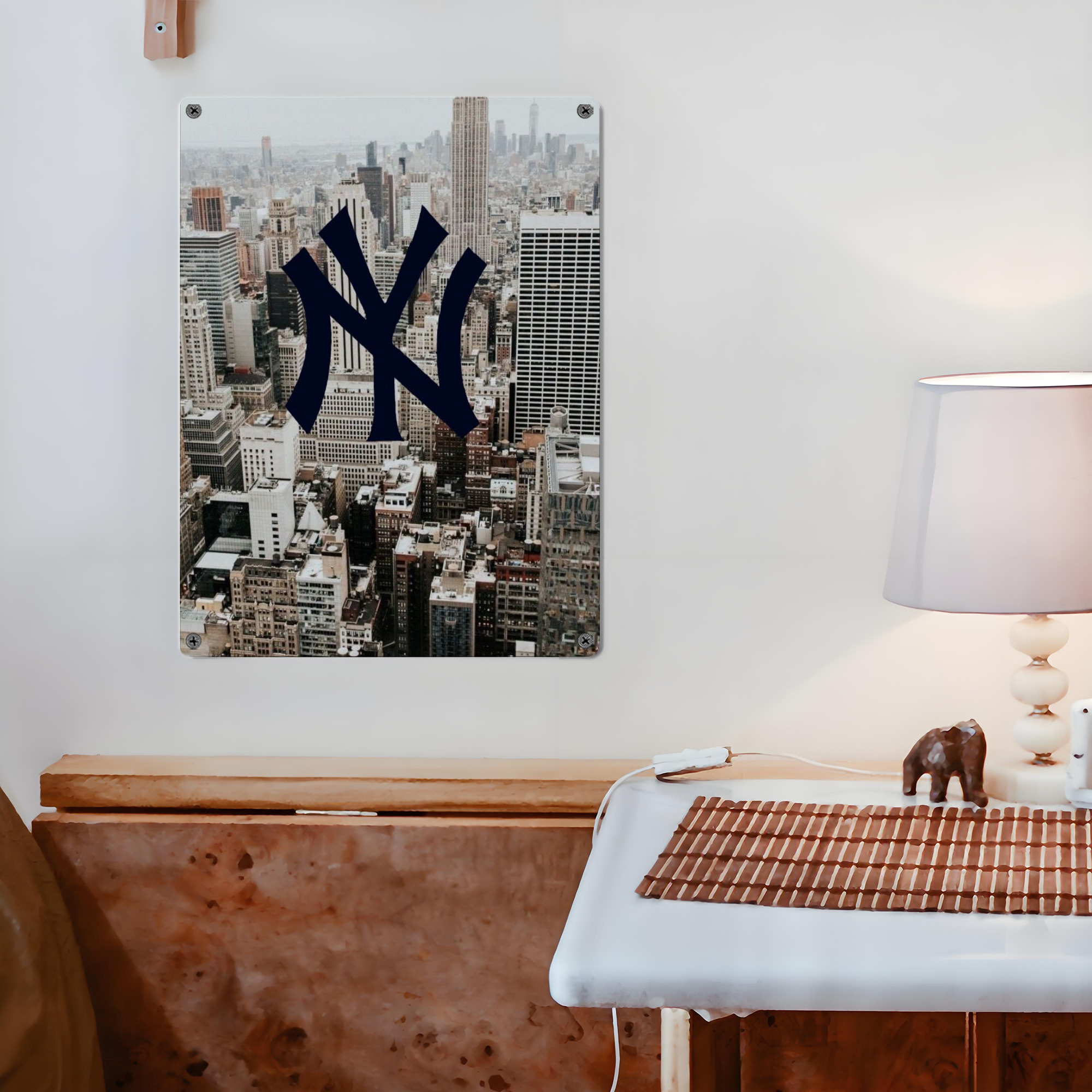 New York Yankees 171 Vintage Metal Tin Sign 12x16inch – Retro Wall Art Decor For Home, Bar, Kitchen, Bedroom, Office – Durable Iron Sheet Poster, Easy To Hang, Full-Color Printing
