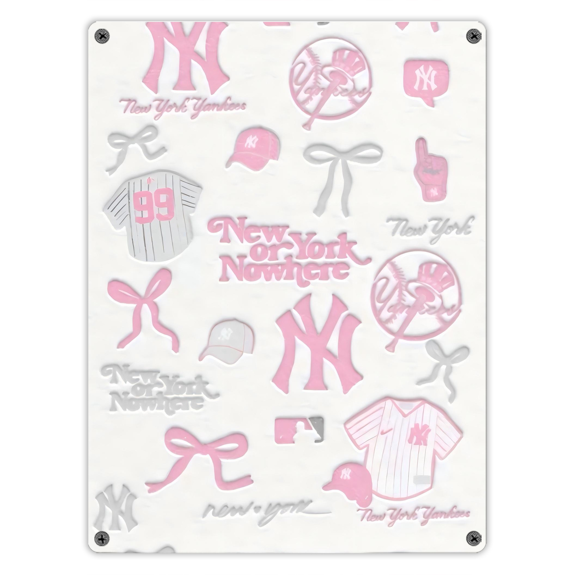 New York Yankees 206 Vintage Metal Tin Sign 12x16inch – Retro Wall Art Decor For Home, Bar, Kitchen, Bedroom, Office – Durable Iron Sheet Poster, Easy To Hang, Full-Color Printing