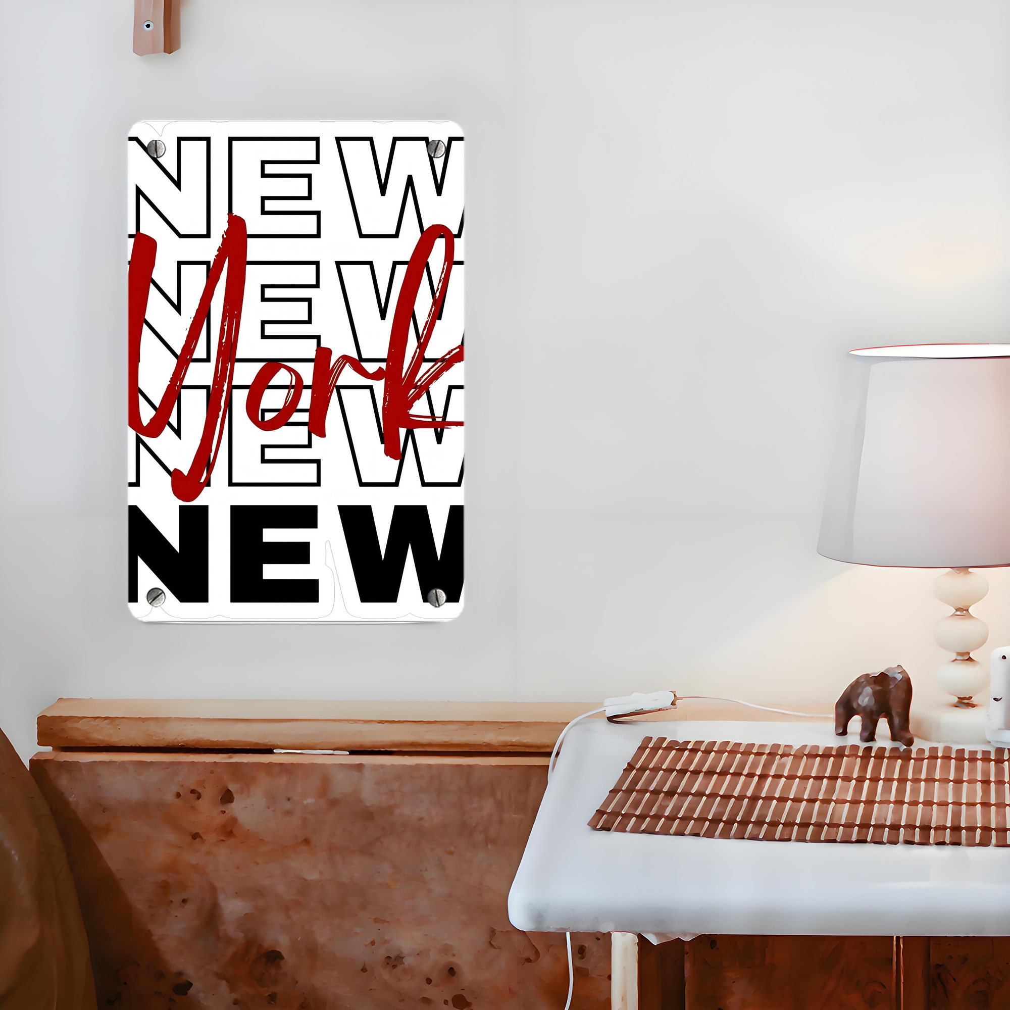 New York Yankees 176 Metal Tin Sign 8x12inch - High-Quality Full-Print Decorative Wall Art, Durable Rust-Resistant Metal Plaque For Living Room, Bedroom, Kitchen, Office, Bar Décor