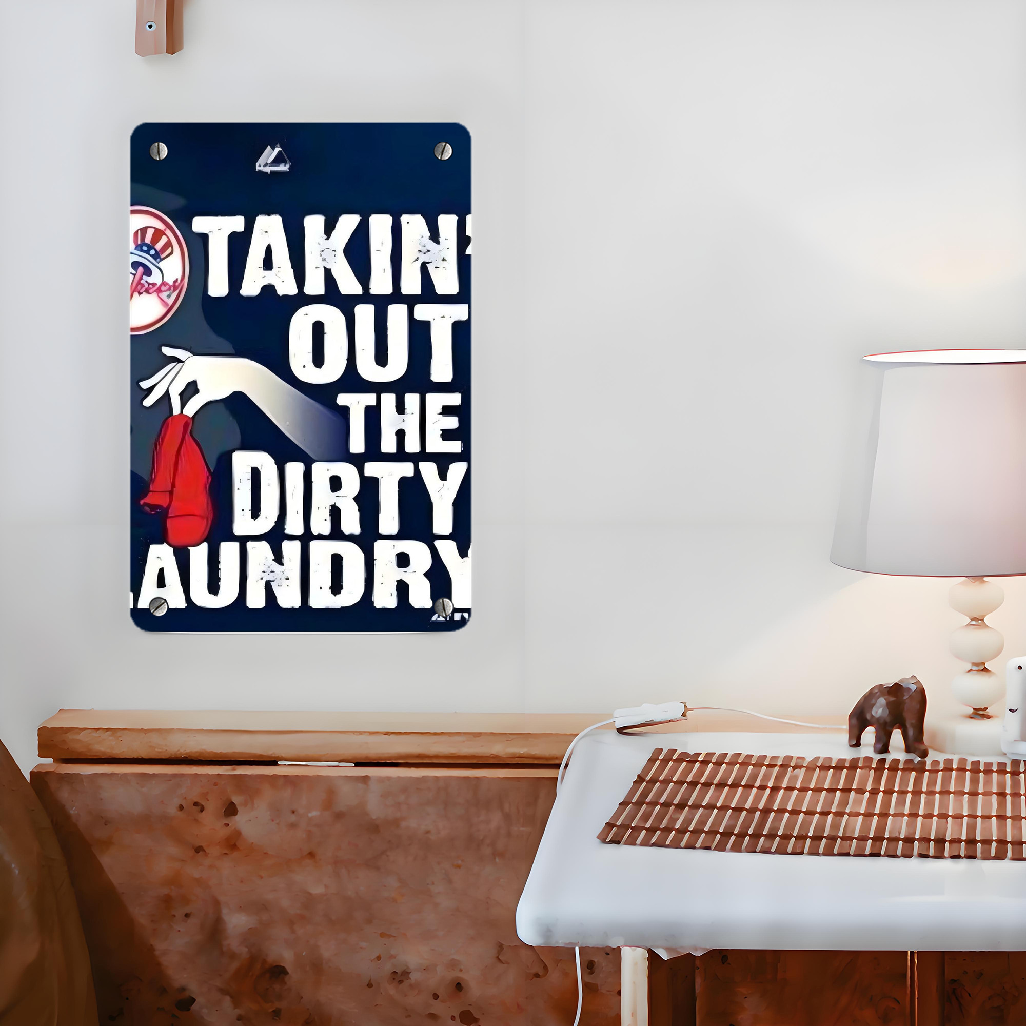 New York Yankees 210 Metal Tin Sign 8x12inch - High-Quality Full-Print Decorative Wall Art, Durable Rust-Resistant Metal Plaque For Living Room, Bedroom, Kitchen, Office, Bar Décor