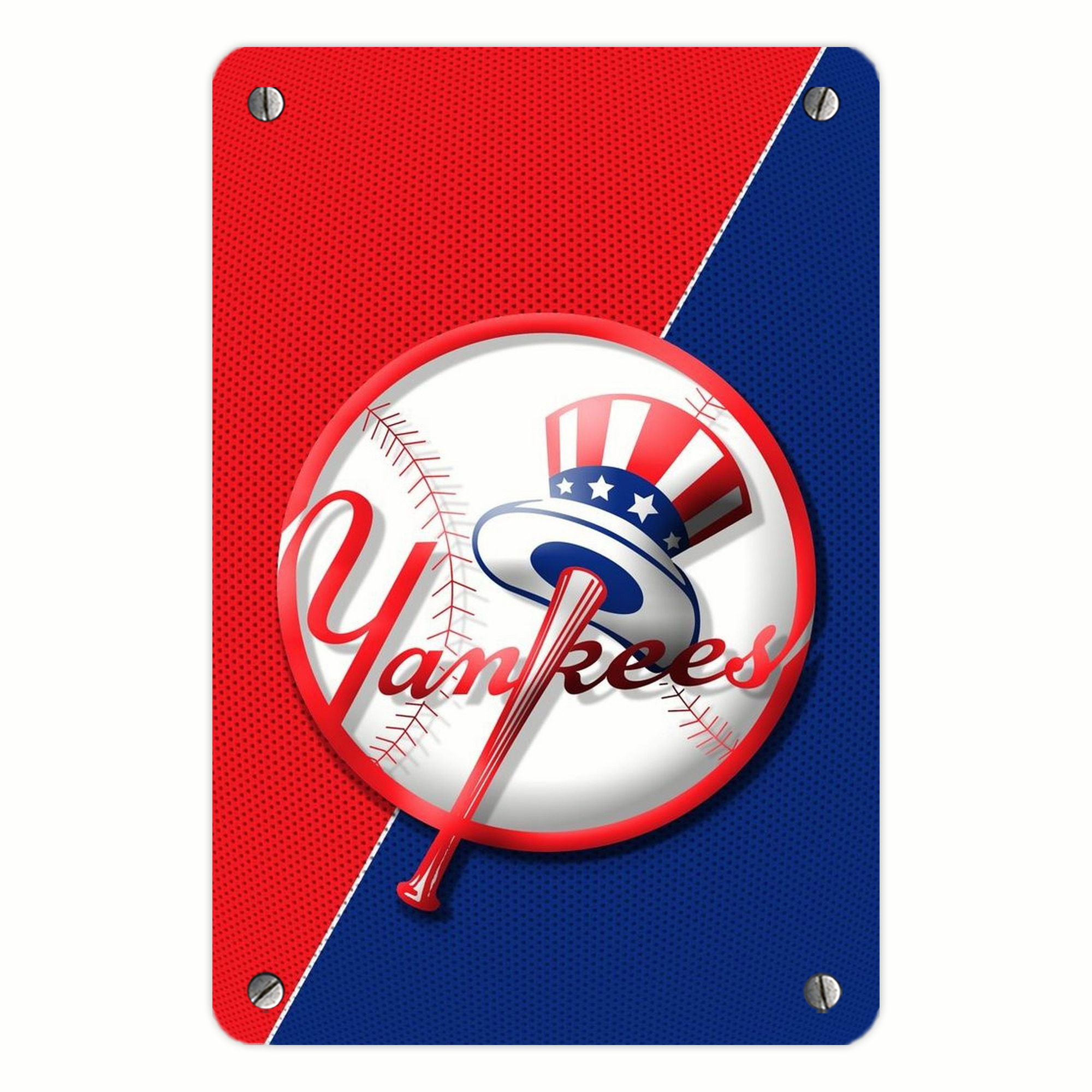 New York Yankees 148 Metal Tin Sign 8x12inch - High-Quality Full-Print Decorative Wall Art, Durable Rust-Resistant Metal Plaque For Living Room, Bedroom, Kitchen, Office, Bar Décor