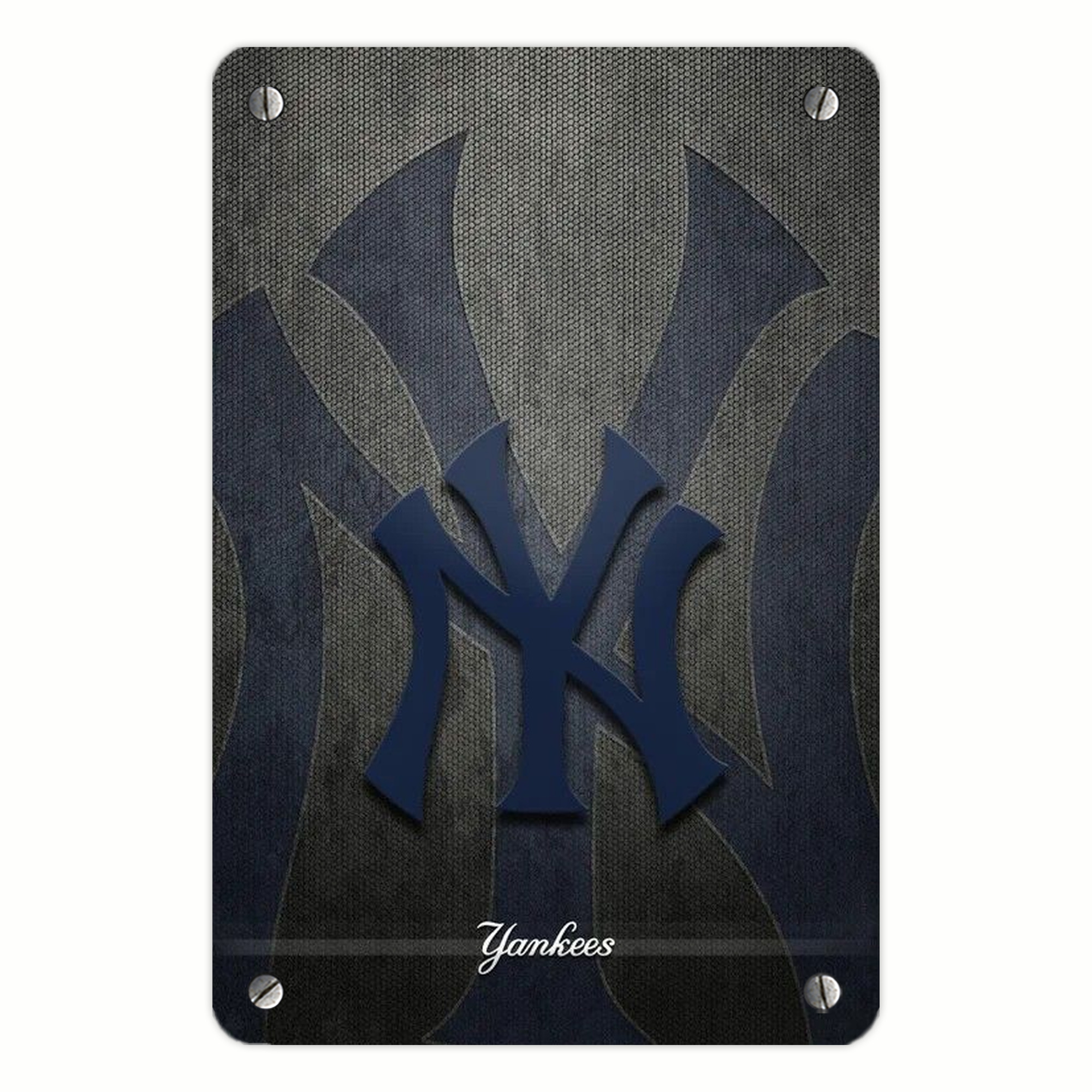 New York Yankees 153 Metal Tin Sign 8x12inch - High-Quality Full-Print Decorative Wall Art, Durable Rust-Resistant Metal Plaque For Living Room, Bedroom, Kitchen, Office, Bar Décor