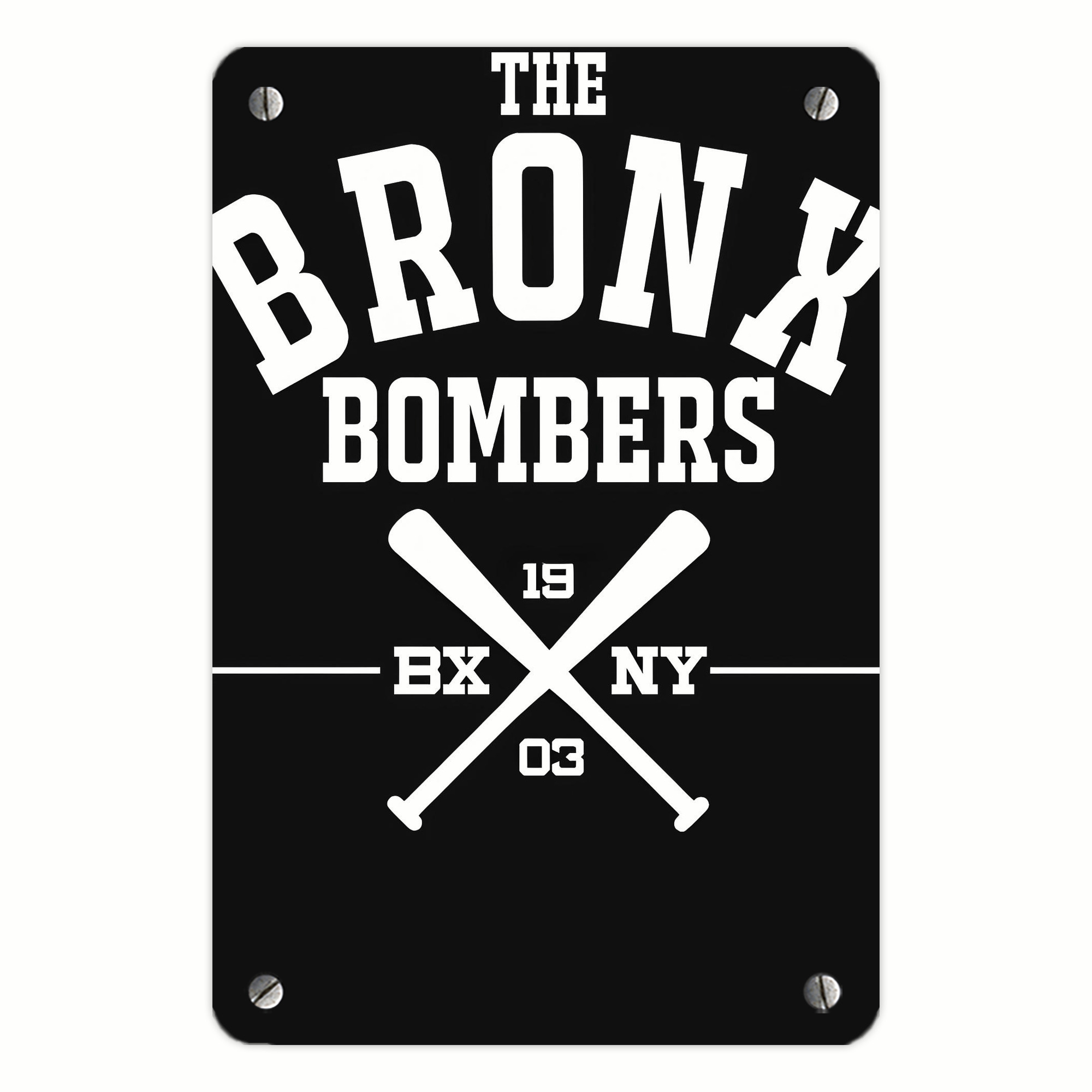 New York Yankees 163 Metal Tin Sign 8x12inch - High-Quality Full-Print Decorative Wall Art, Durable Rust-Resistant Metal Plaque For Living Room, Bedroom, Kitchen, Office, Bar Décor