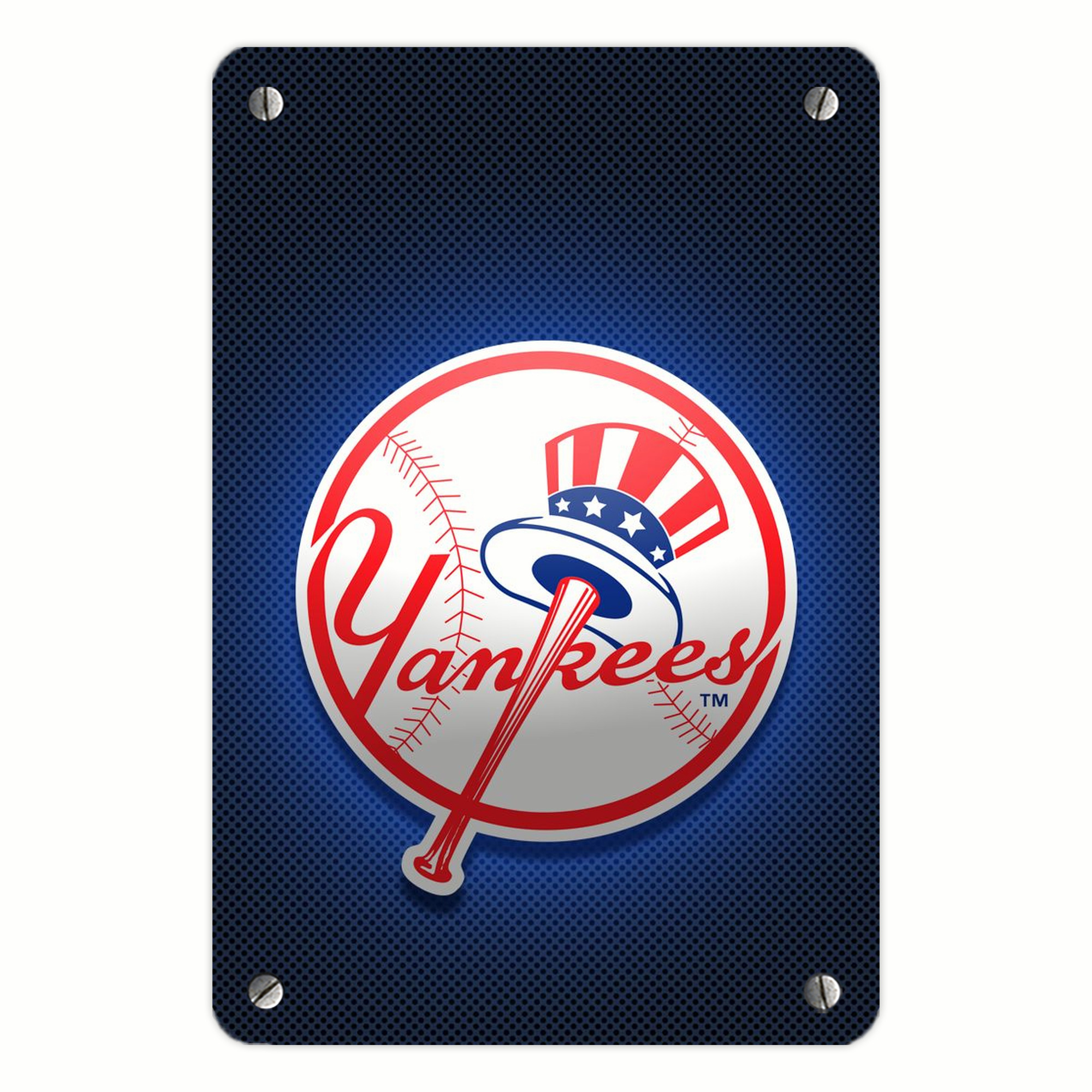 New York Yankees 193 Metal Tin Sign 8x12inch - High-Quality Full-Print Decorative Wall Art, Durable Rust-Resistant Metal Plaque For Living Room, Bedroom, Kitchen, Office, Bar Décor