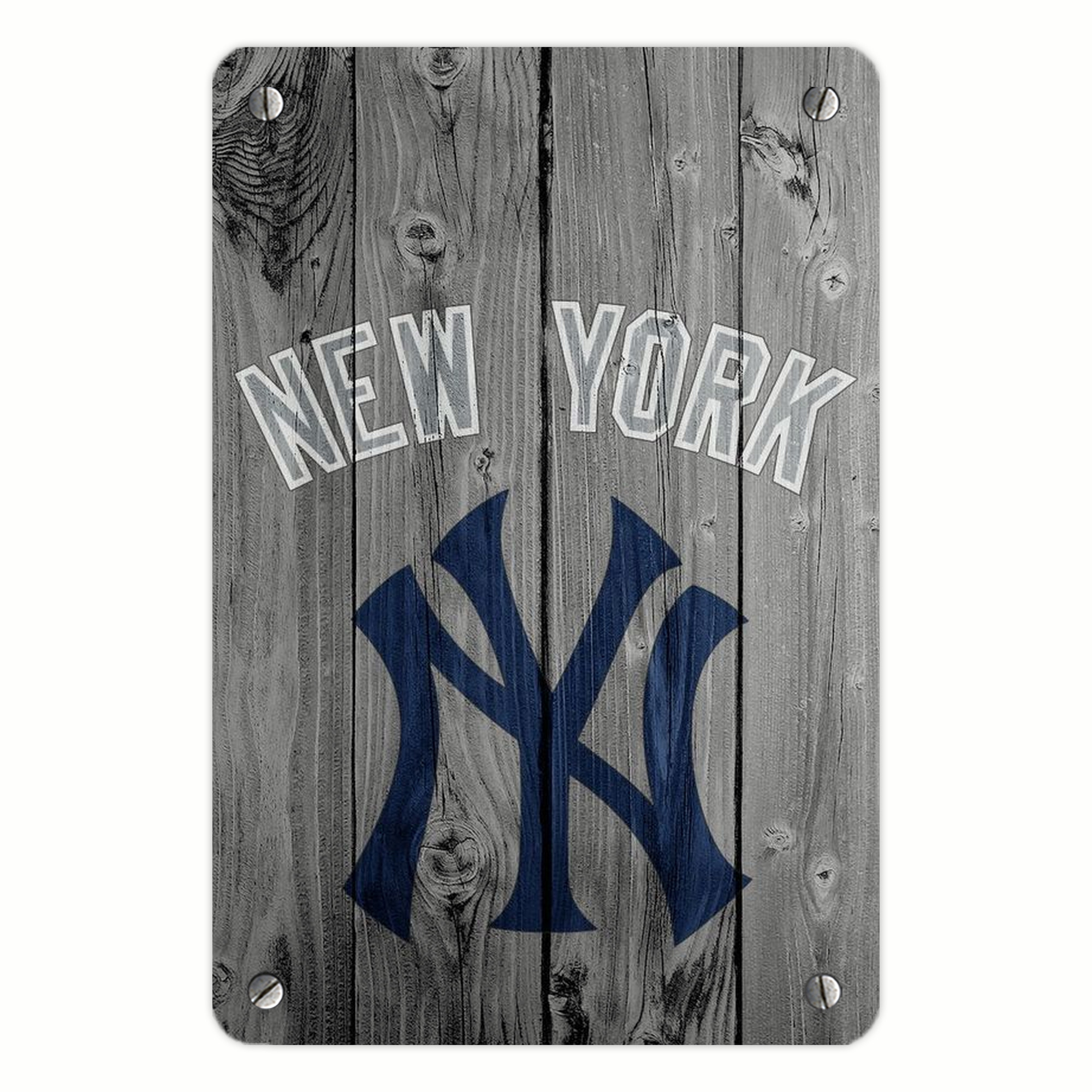 New York Yankees 204 Metal Tin Sign 8x12inch - High-Quality Full-Print Decorative Wall Art, Durable Rust-Resistant Metal Plaque For Living Room, Bedroom, Kitchen, Office, Bar Décor