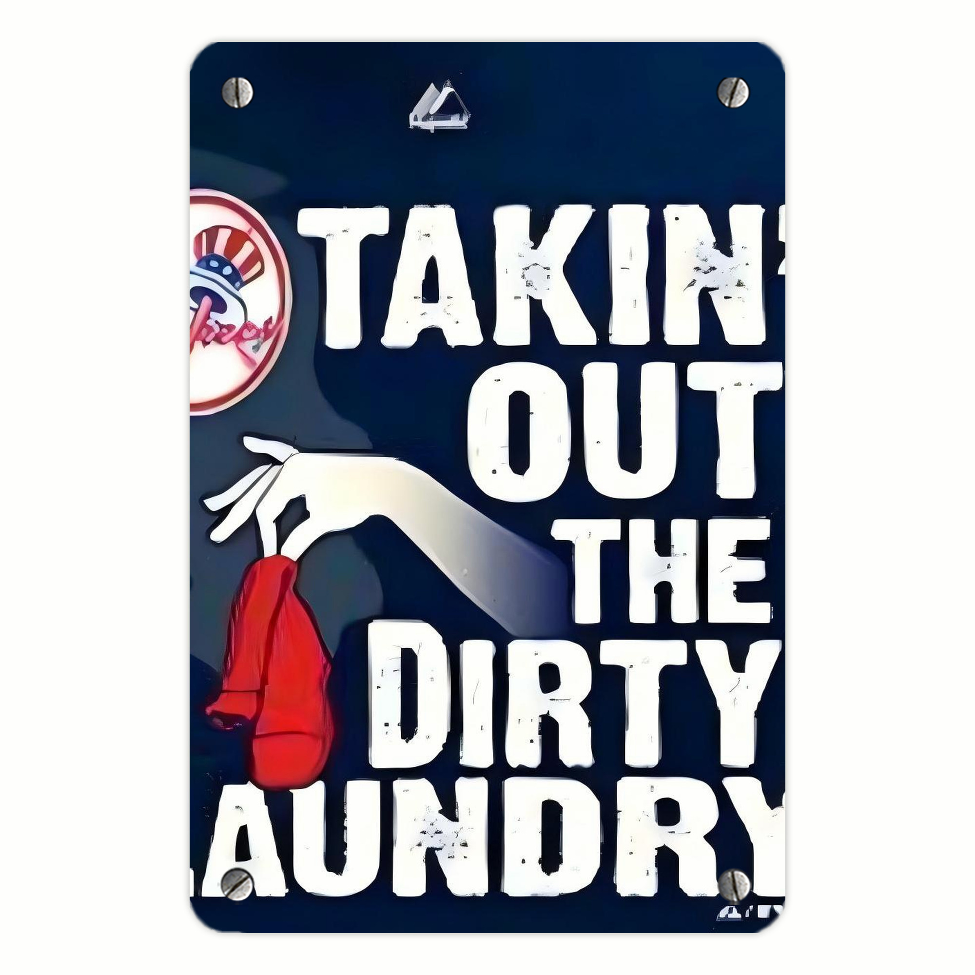 New York Yankees 210 Metal Tin Sign 8x12inch - High-Quality Full-Print Decorative Wall Art, Durable Rust-Resistant Metal Plaque For Living Room, Bedroom, Kitchen, Office, Bar Décor