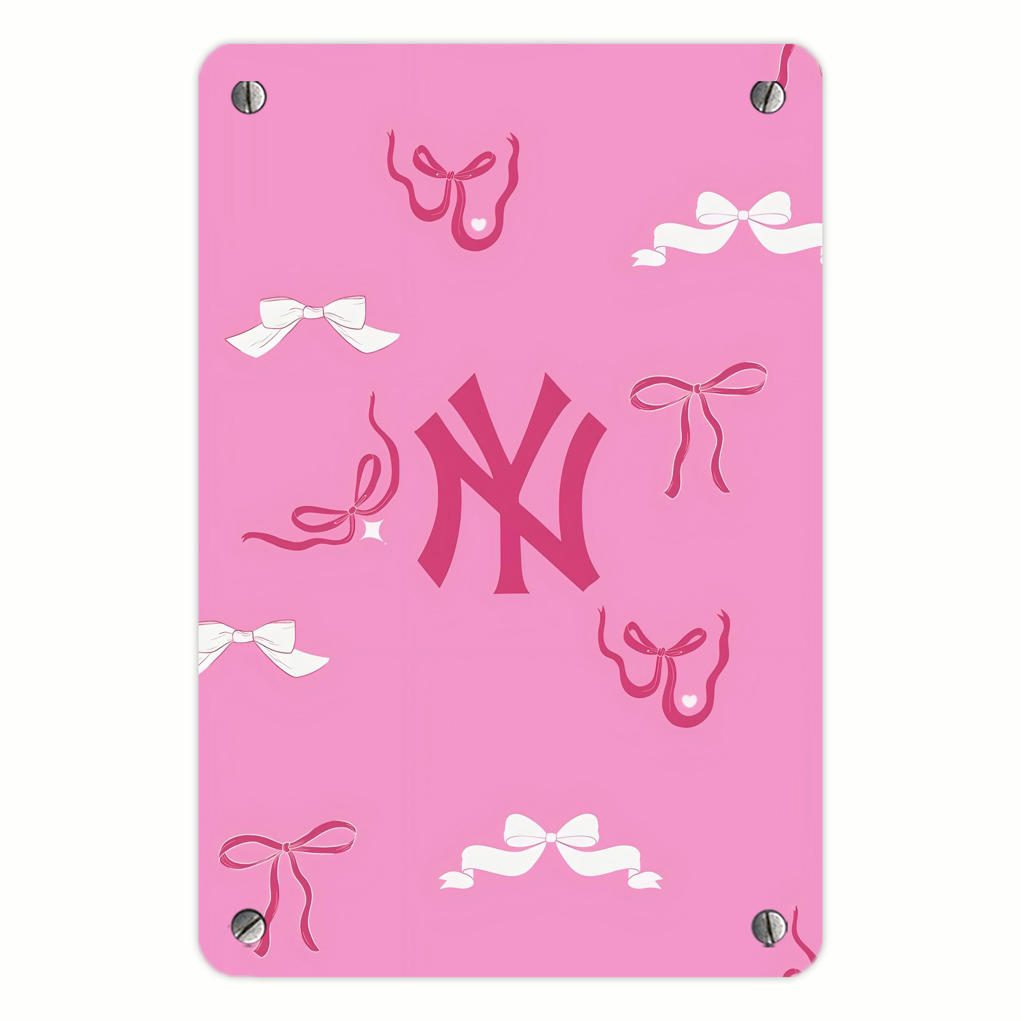 New York Yankees 220 Metal Tin Sign 8x12inch - High-Quality Full-Print Decorative Wall Art, Durable Rust-Resistant Metal Plaque For Living Room, Bedroom, Kitchen, Office, Bar Décor